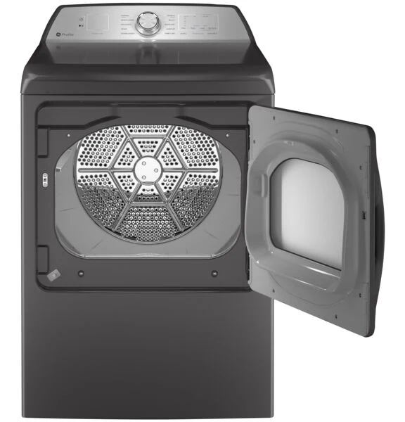GE Profile Diamond Grey Electric Dryer (7.4 cu. ft.)- PTD60EBMRDG - Image 3