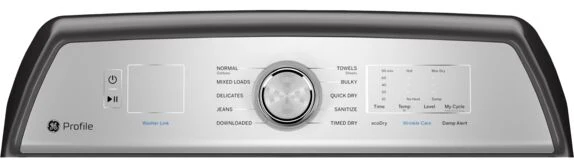 GE Profile Diamond Grey Electric Dryer (7.4 cu. ft.)- PTD60EBMRDG - Image 4