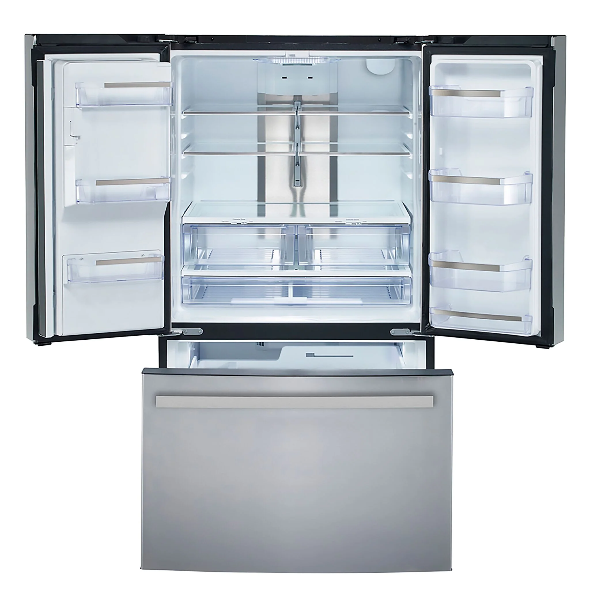 GE Profile Fingerprint Resistant Stainless Kitchen Package with French Door Refrigerator, Double Oven Range & Smart Dishwasher - Image 3