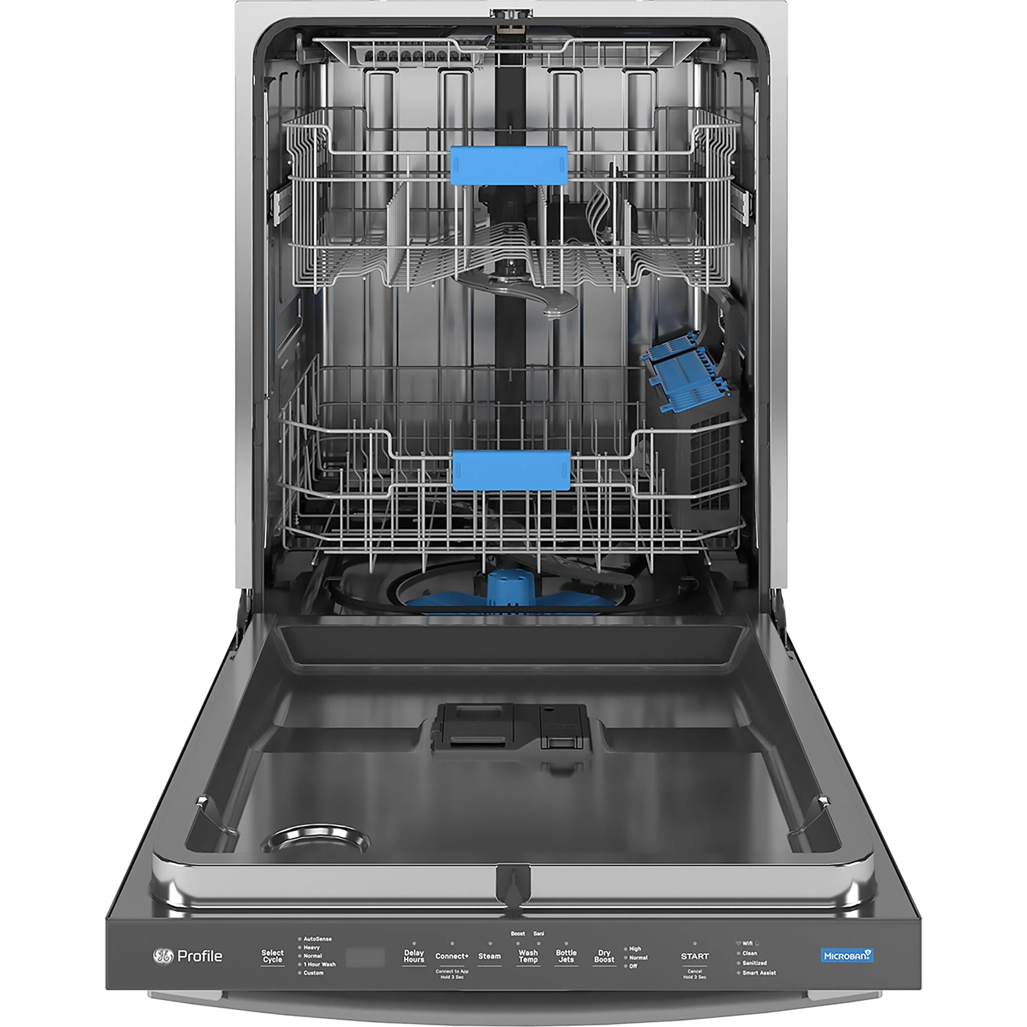 GE Profile Fingerprint Resistant Stainless Steel Dishwasher (45 dBA) - PDT705SYWFS - Image 3