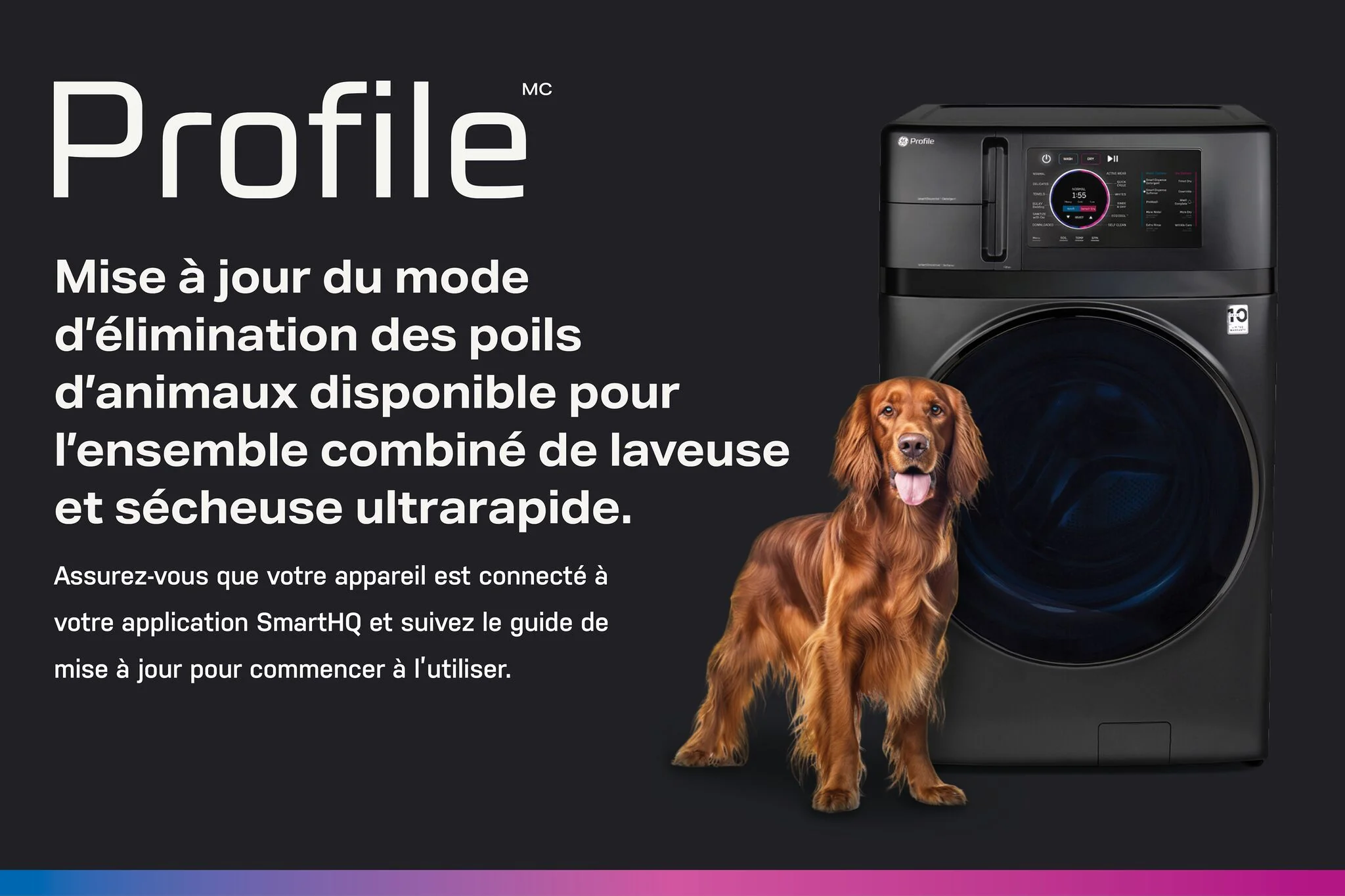 GE Profile Graphite 28" UltraFast All-in-One Washer/Dryer with Ventless Heat Pump (5.5 Cu.Ft.)- PFQ97HSPVDS - Image 9