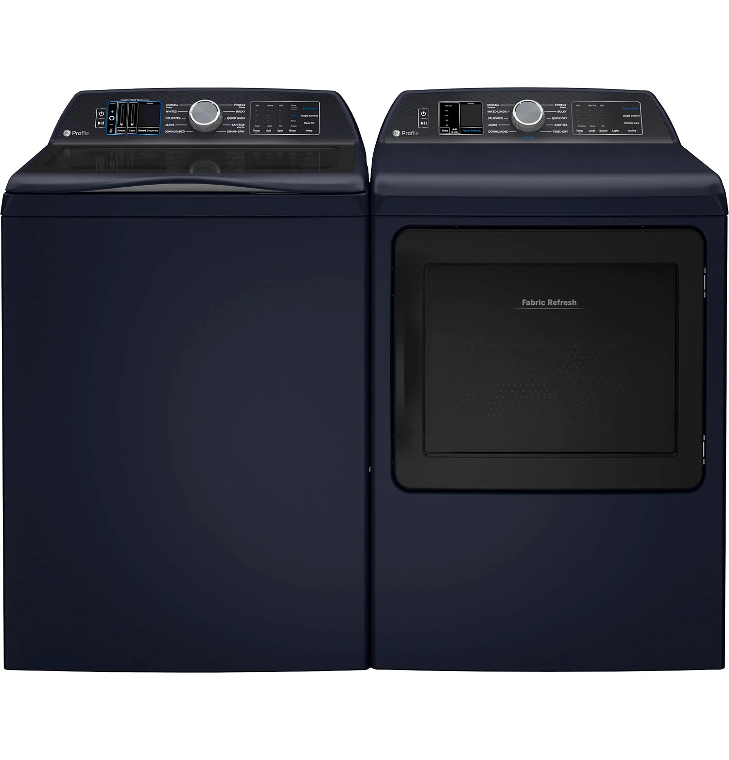 GE Profile Sapphire Blue Smart Electric Dryer with Fabric Refresh (7.3 Cu. Ft)- PTD90EBMTRS - Image 5
