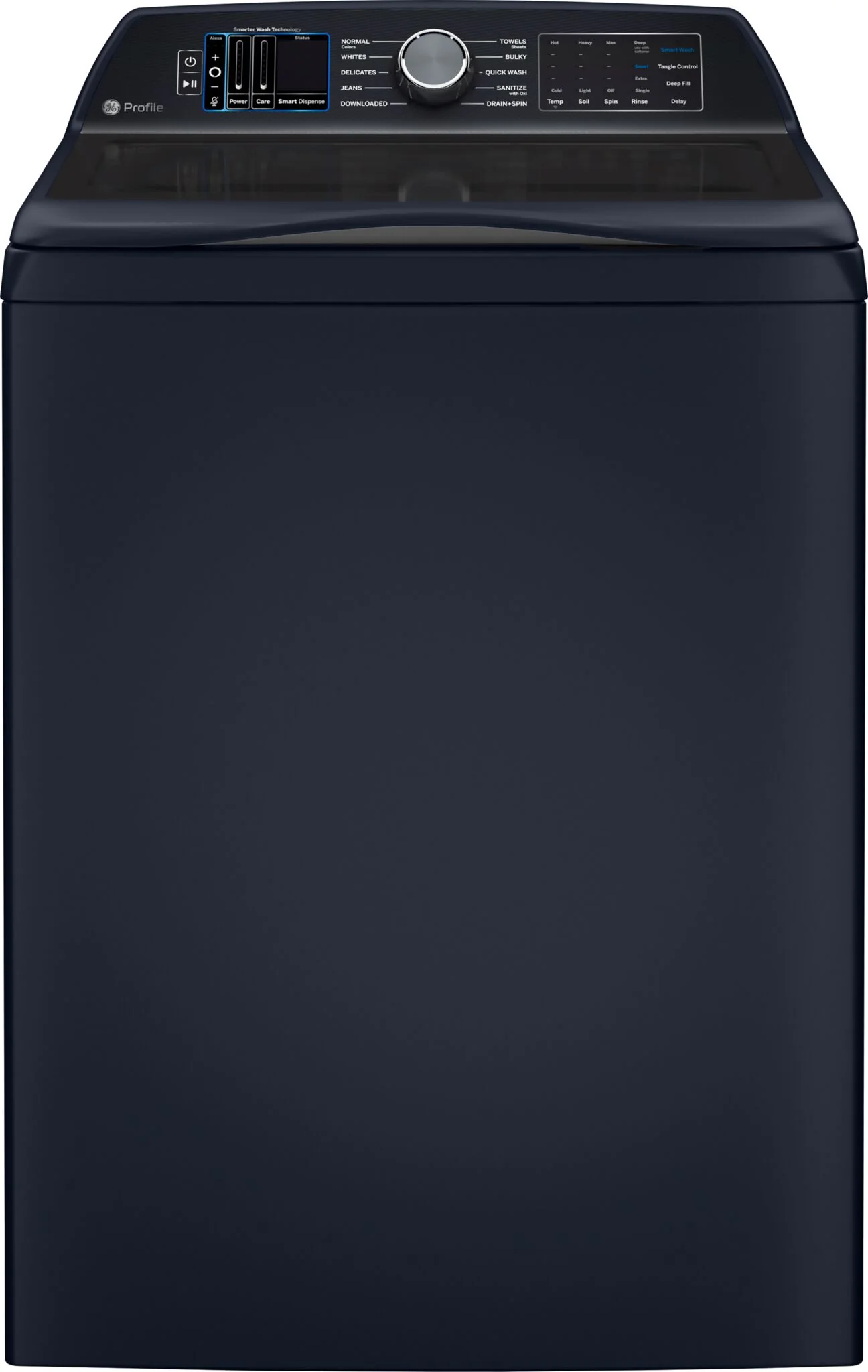 GE Profile Sapphire Blue Top Load IEC Washer (6.2 cu.ft.) & Smart Electric Dryer with Fabric Refresh (7.3 Cu. Ft) - PTW800BPWRS/PTD90EBMTRS - Image 3