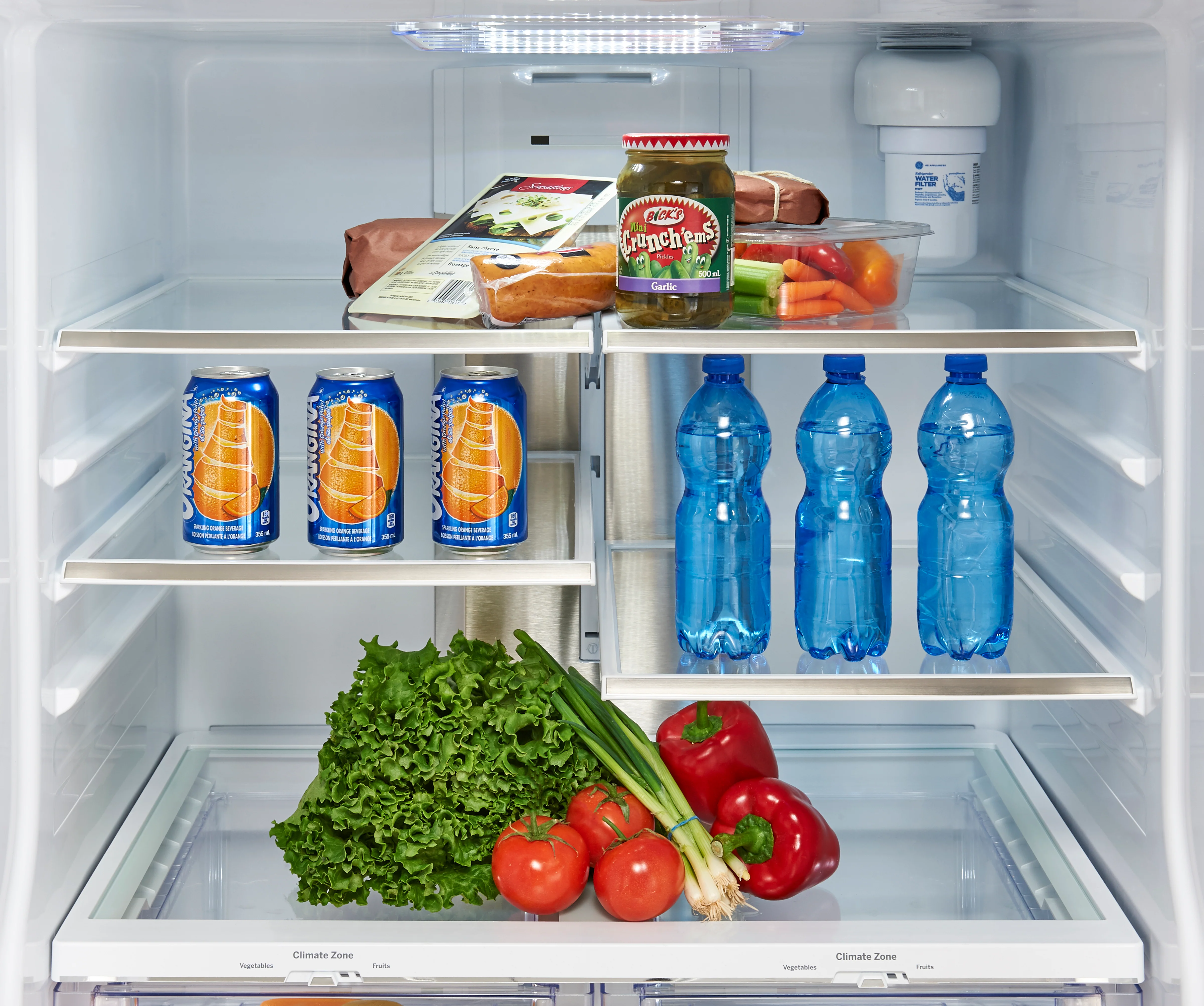 GE Profile 30" 20.8 Cu. Ft. Slate French Door Refrigerator - PNE21NMLKES - Image 7