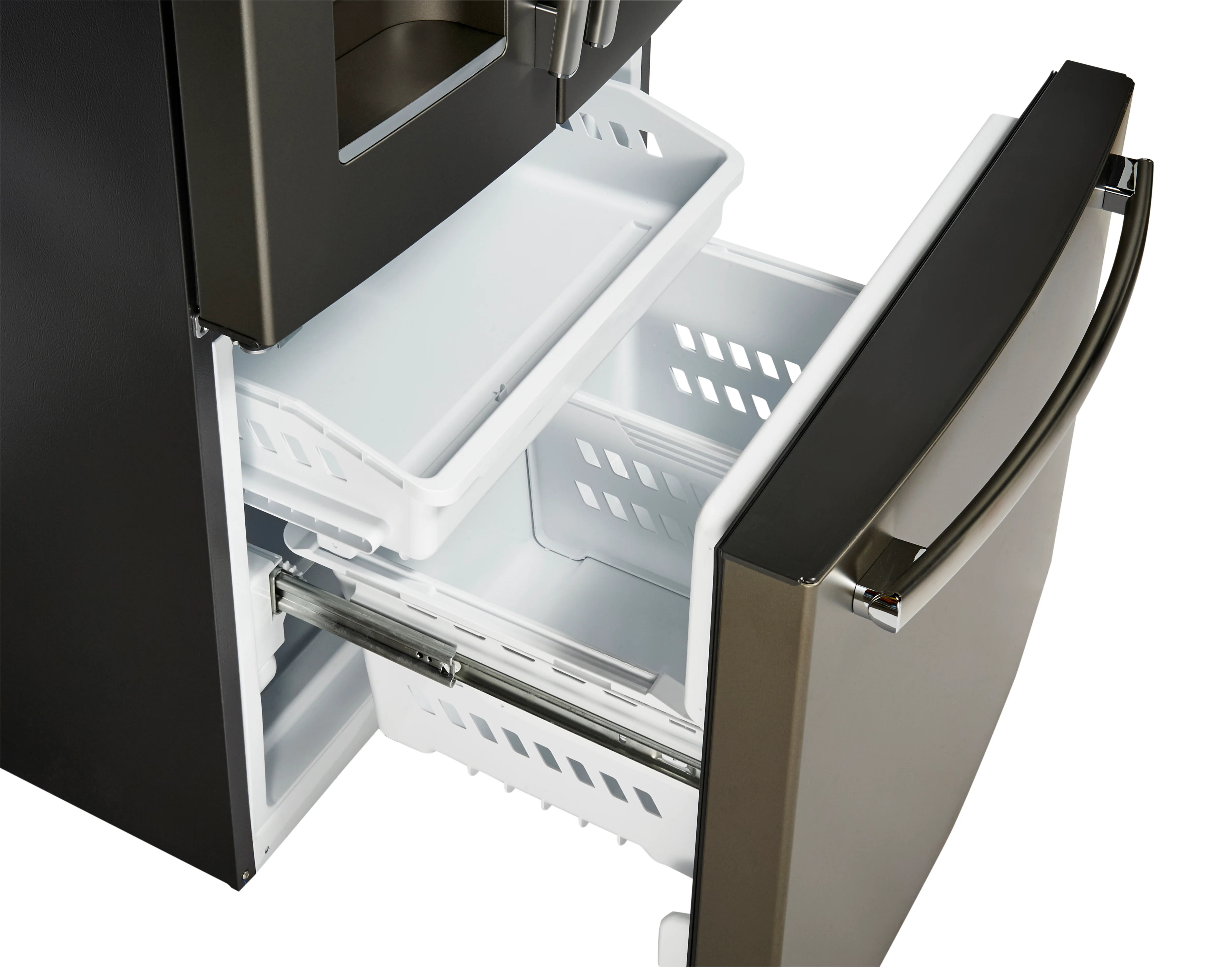 GE Profile Slate French Door Refrigerator (23.8 Cu. Ft.) - PFE24HMLKES - Image 4