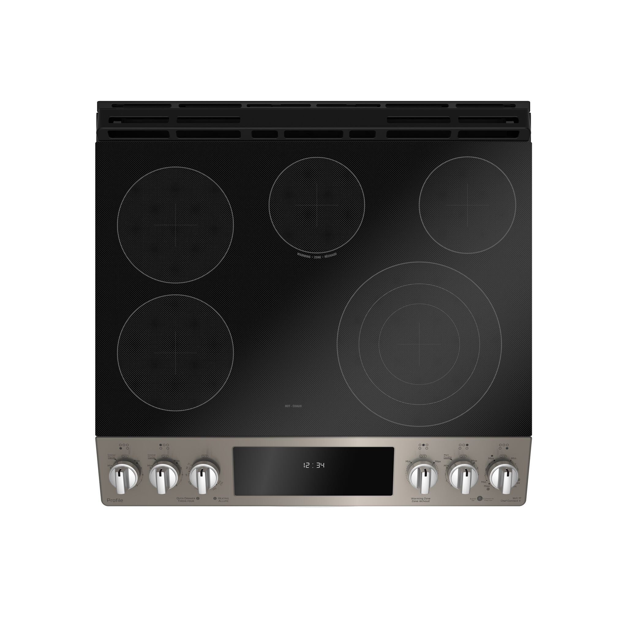 GE Profile Slate Slide-In Electric Convection Range with Air Fry (6.3 Cu. Ft.) - PCS940EMES - Image 4