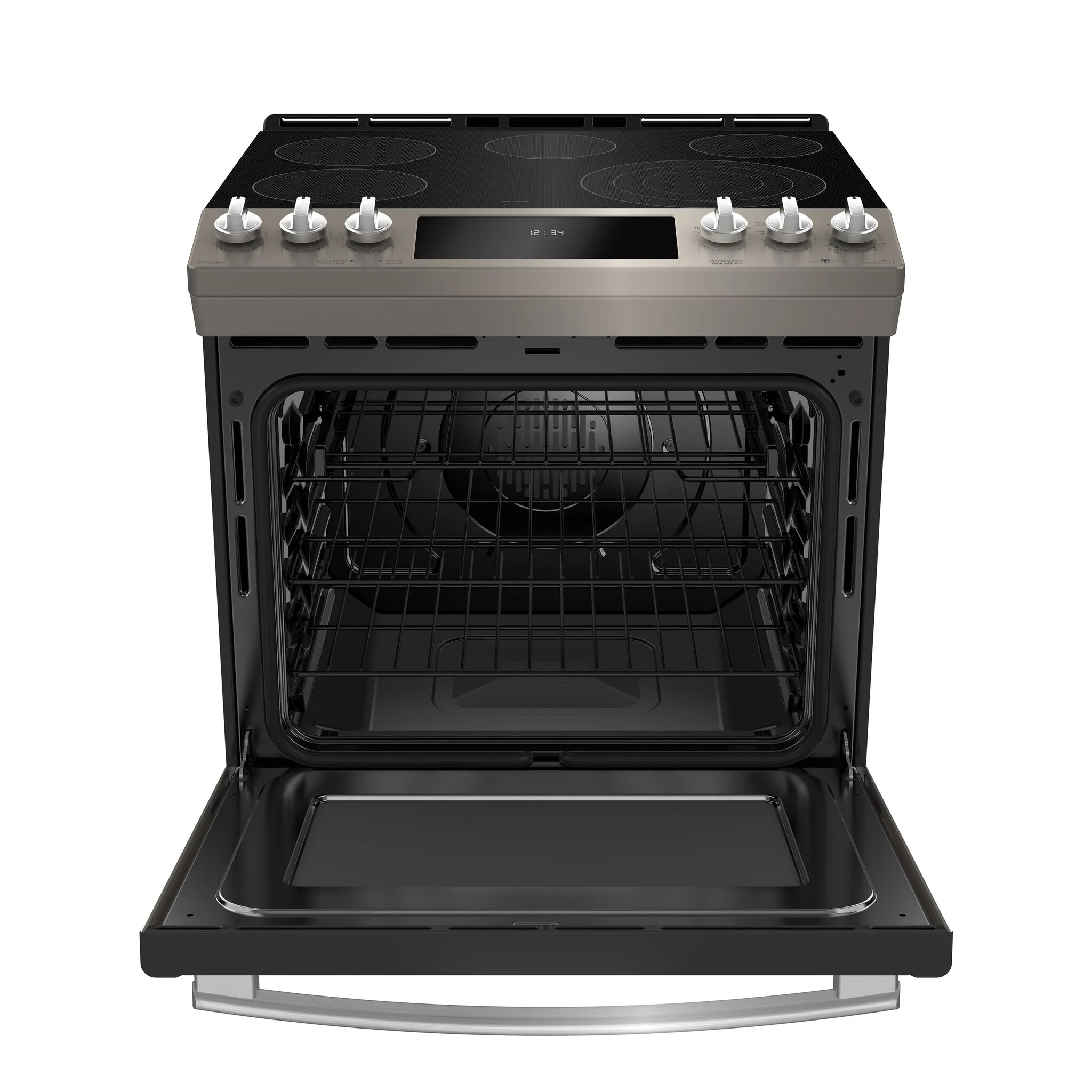 GE Profile Slate Slide-In Electric Convection Range with Air Fry (6.3 Cu. Ft.) - PCS940EMES - Image 6