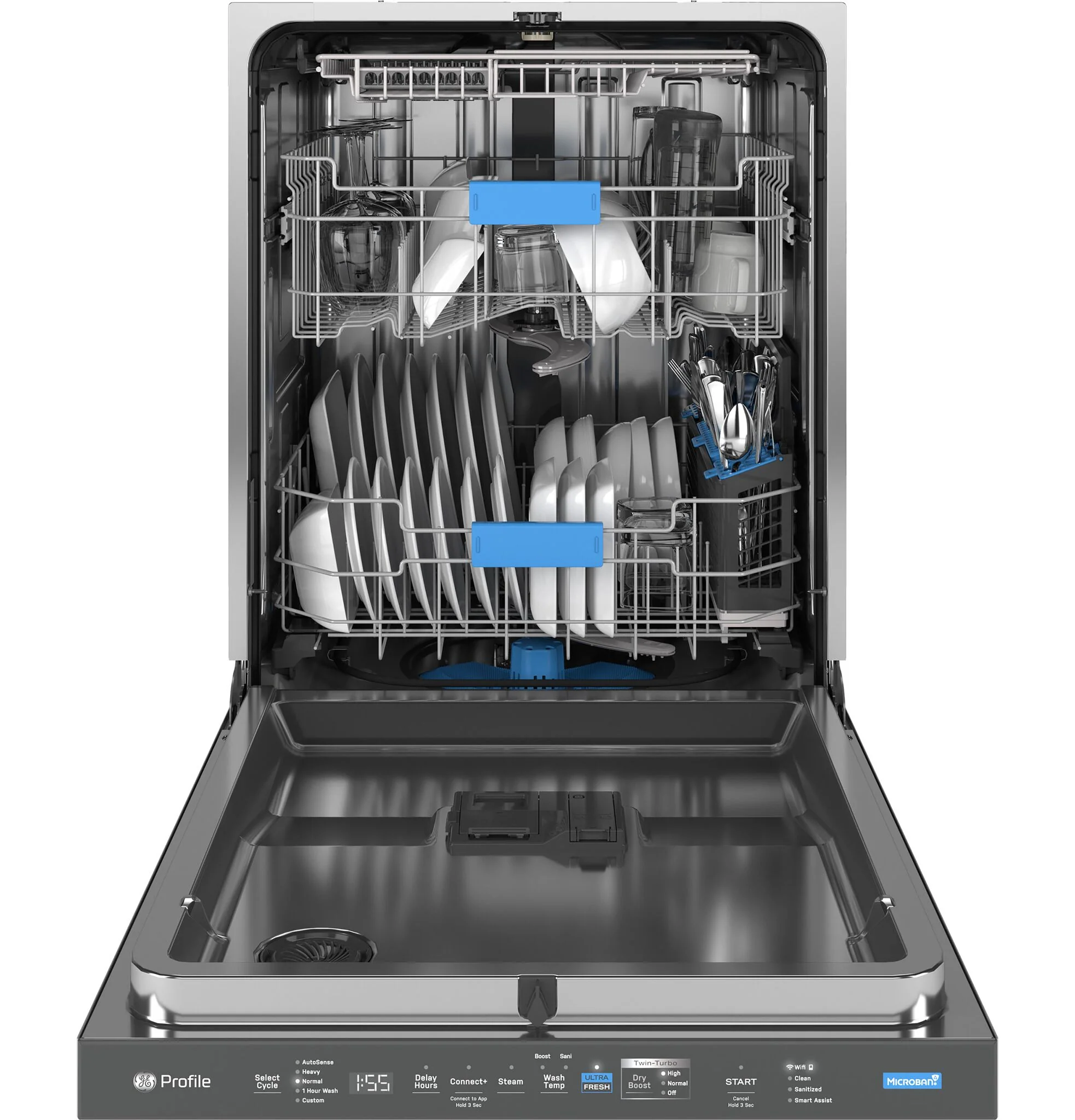 GE Profile Stainless 24" Dishwasher with UltraFresh System - PDP755SYVFS - Image 3