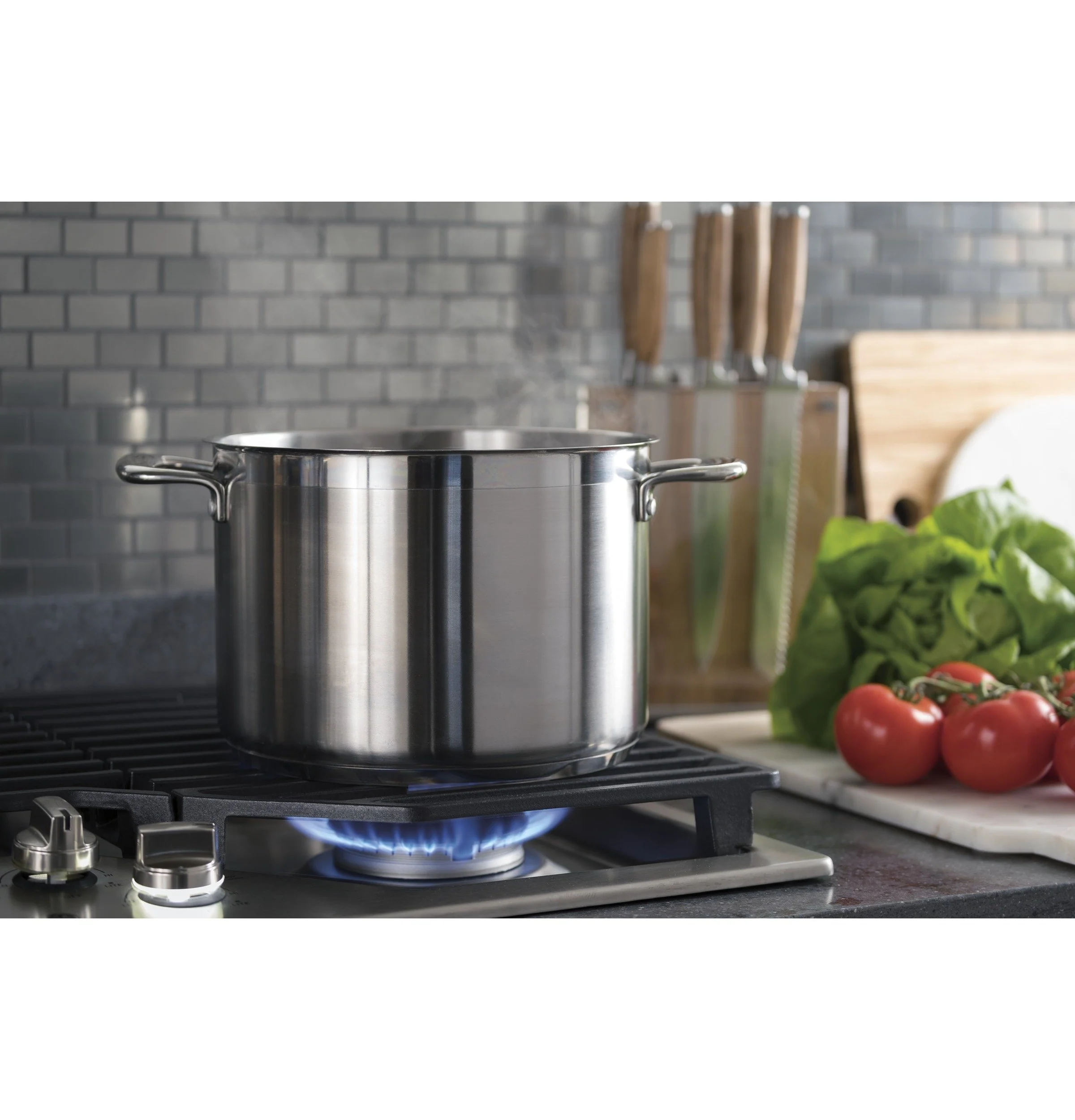 GE Profile Stainless Steel 30" Built-In Gas Cooktop - PGP9030SLSS - Image 2