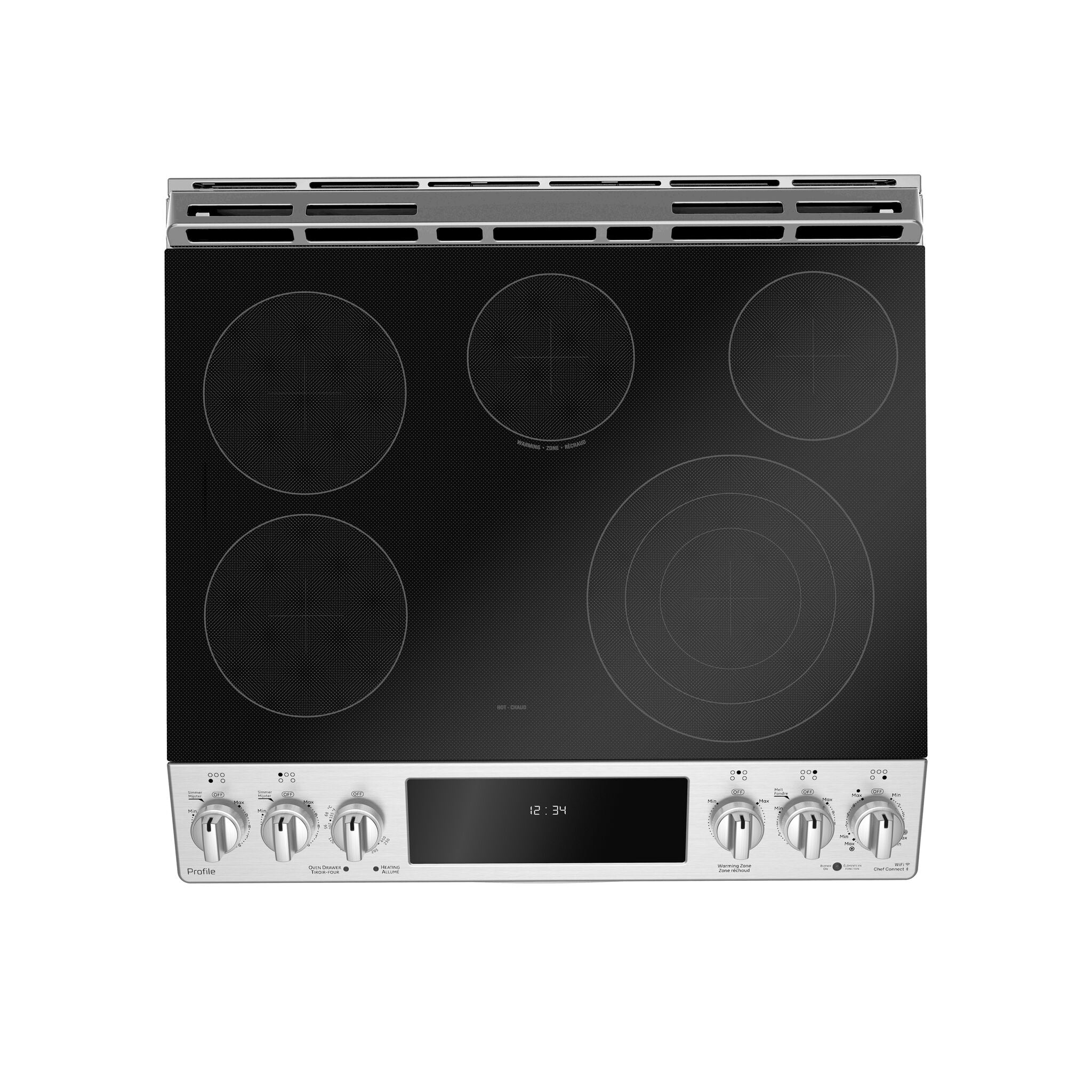 GE Profile Stainless Steel 30" Slide-In Electric Range (5.3 Cu. Ft.) - PCS940YMFS - Image 4