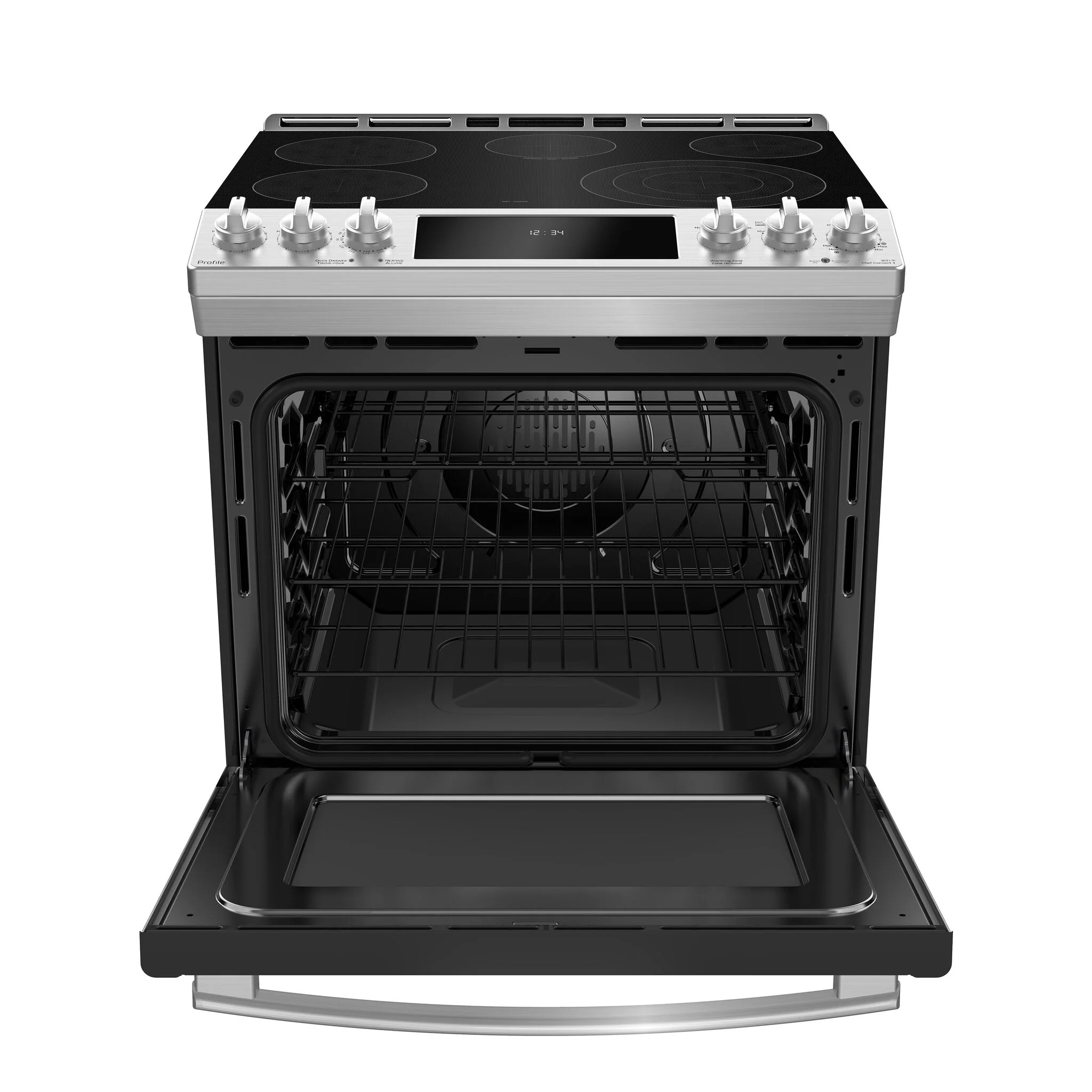 GE Profile Stainless Steel 30" Slide-In Electric Range (5.3 Cu. Ft.) - PCS940YMFS - Image 5