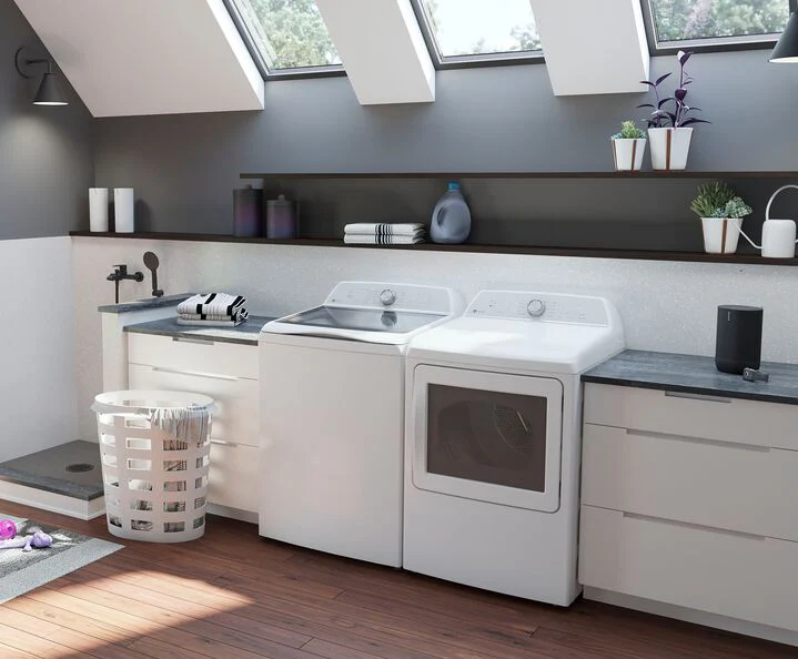GE Profile White Electric Dryer (7.4 cu. ft.)- PTD60EBMRWS - Image 5