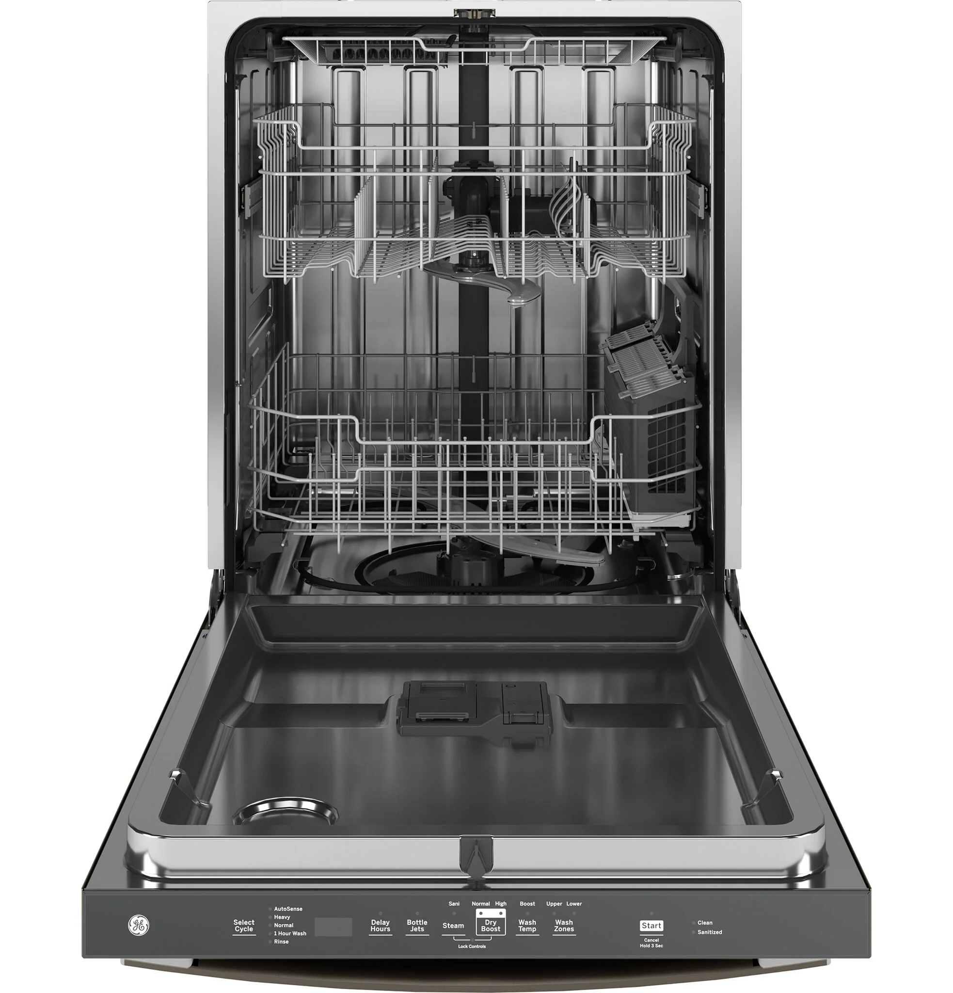 GE® Slate ENERGY STAR® Top Control Dishwasher with Sanitize Cycle - GDT670SMVES - Image 2