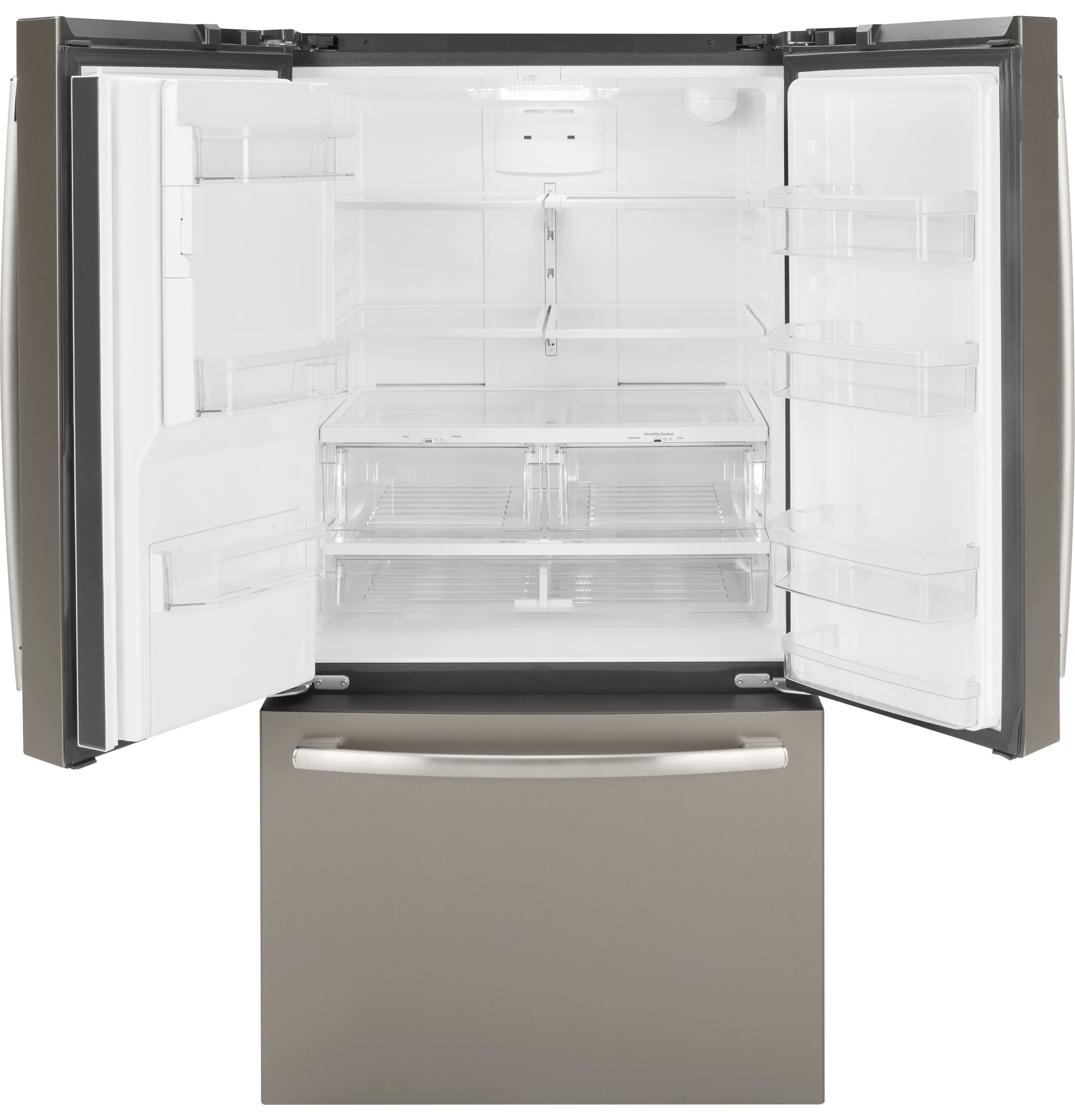 GE 35.75" 25.6 Cu. Ft. Slate French Door Refrigerator - GFE26JMMES - Image 4