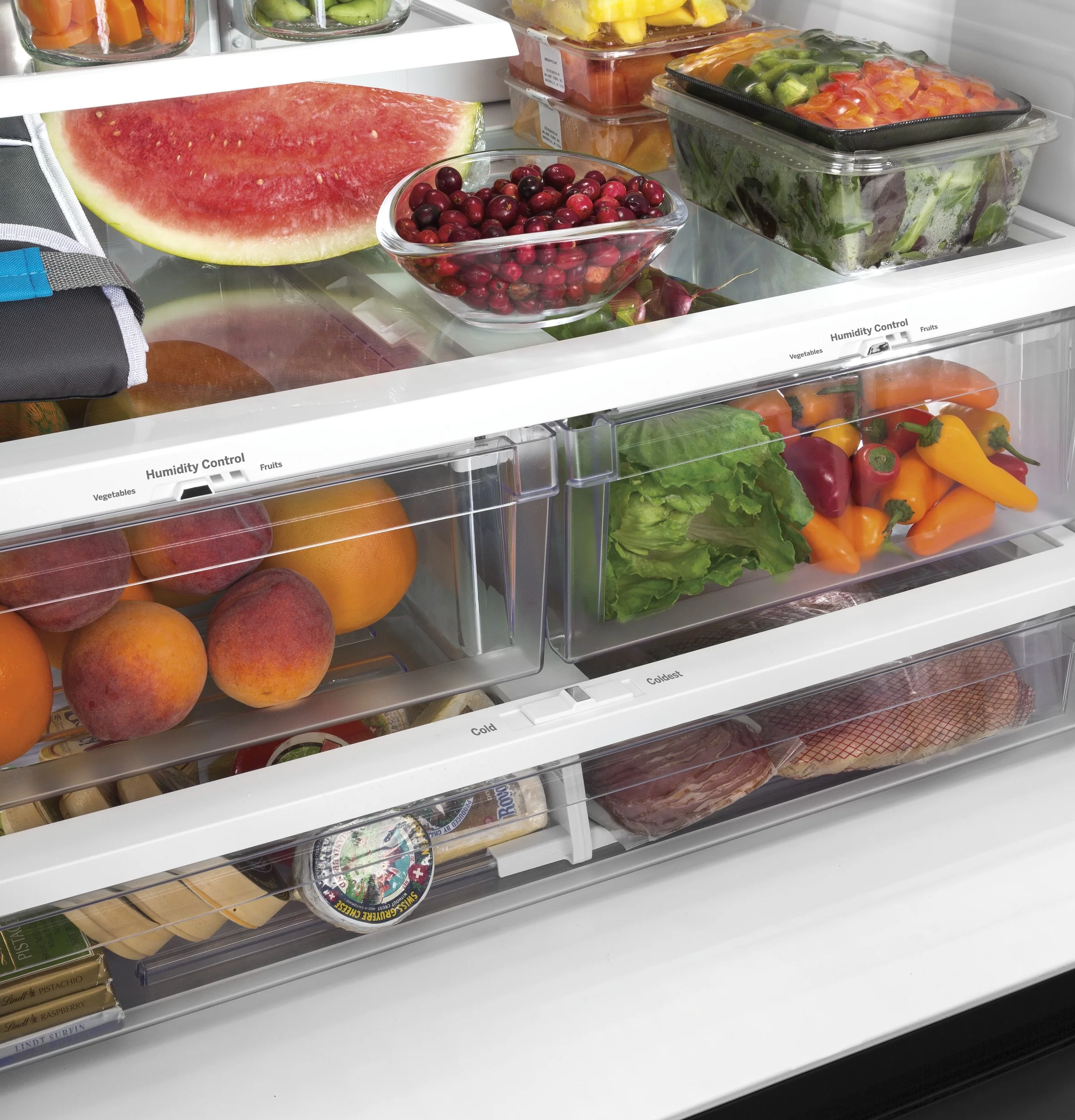 GE 36" 27 Cu. Ft. Slate French Door Refrigerator - GNE27JMMES - Image 10