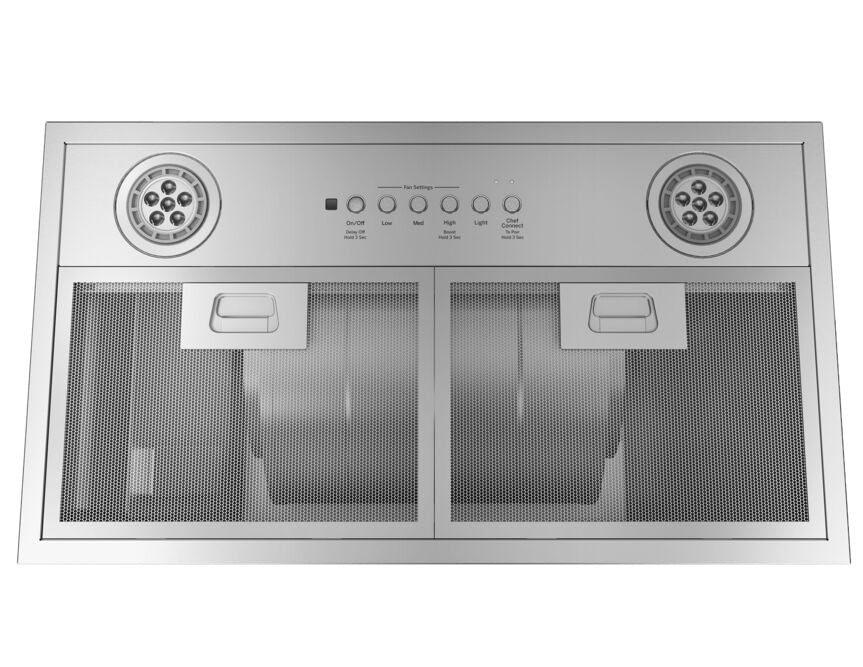 GE Stainless Steel 20" 390 CFM Custom Hood Insert - UVC7300SLSS - Image 2