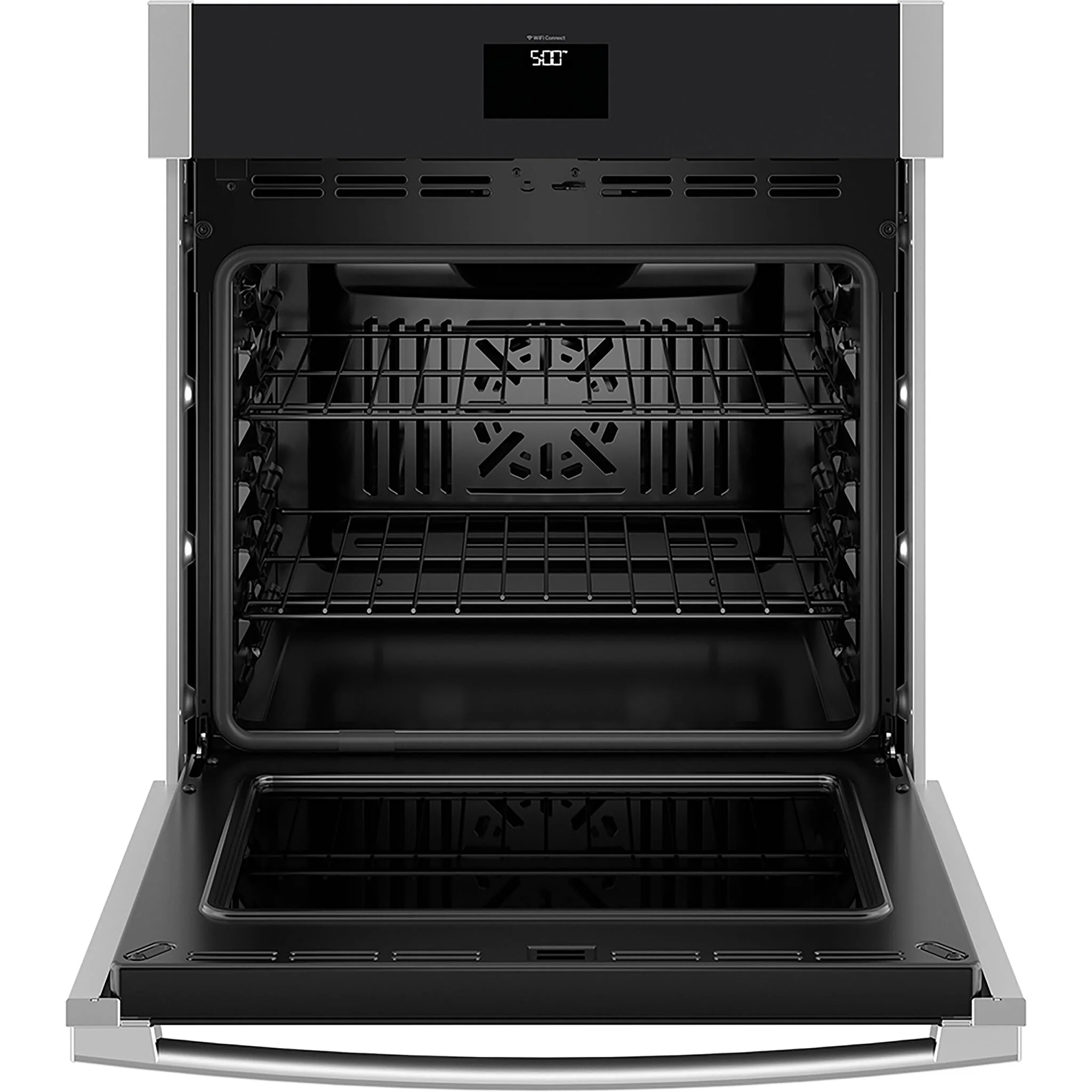 GE Stainless Steel 27" Built-In Convection Single Wall Oven(4.3 Cu.Ft.) with No Preheat Air Fry - JKS5000SVSS - Image 2