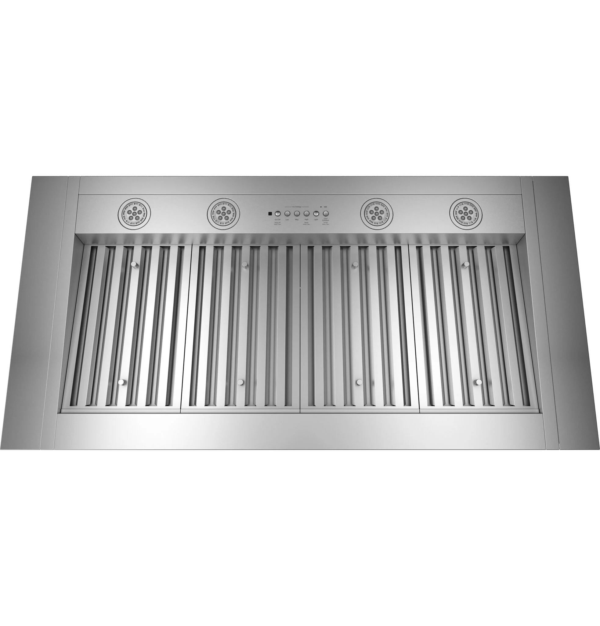 GE Stainless Steel 48" 1200 CFM Custom Range Hood Insert - UVC9480SLSS - Image 3