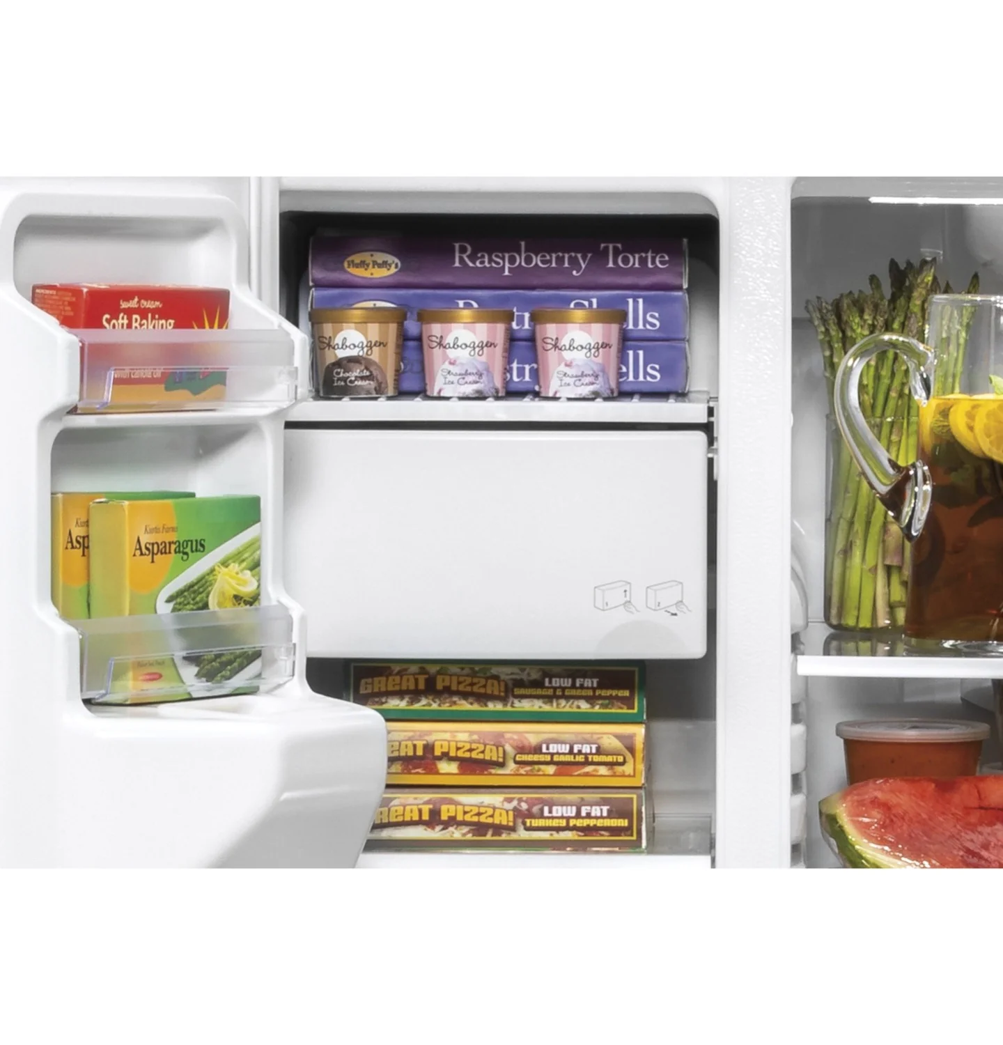 GE 35.75" 25.1 Cu. Ft. Stainless Steel Side-By-Side Refrigerator - GSS25IYNFS - Image 6