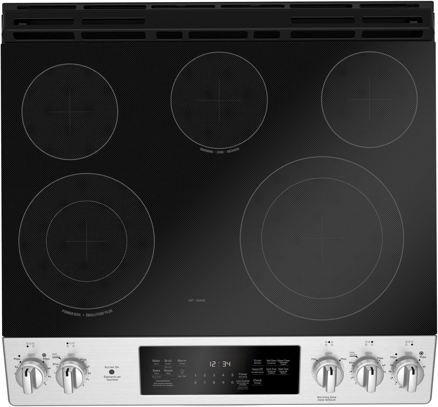 GE Stainless Steel Slide-In Electric True Convection Range (5.3 Cu. Ft.) - JCS840SMSS - Image 4