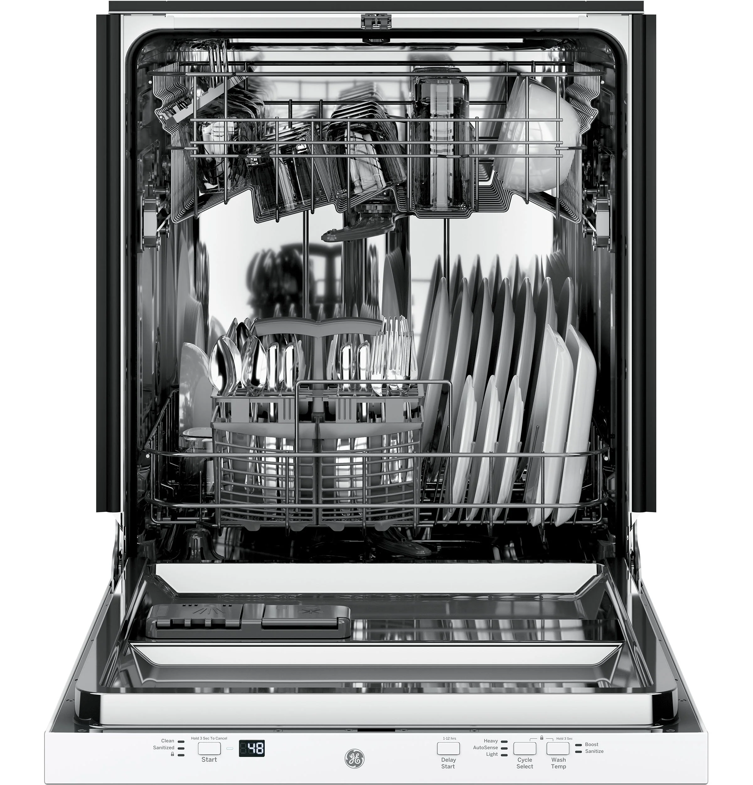 GE White 24" Dishwasher- GDT225SGLWW - Image 4