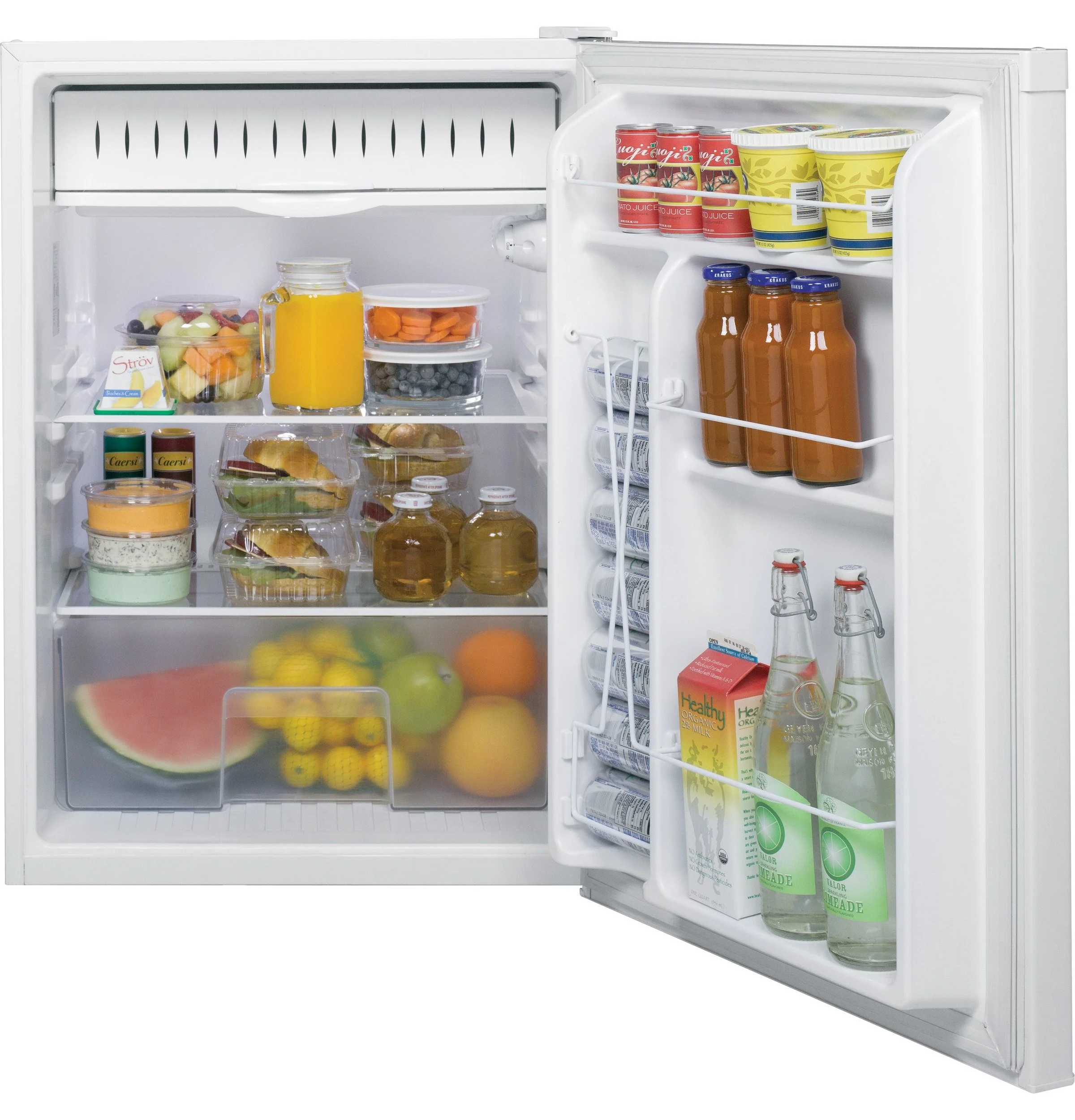 GE White Compact Refrigerator (5.6 Cu. Ft.) - GCE06GGHWW - Image 3