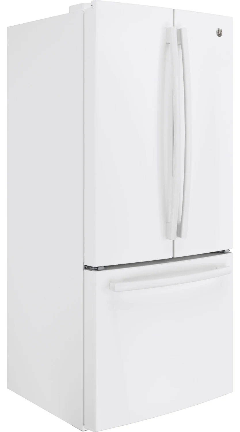 GE 32.75" 18.6 Cu. Ft. White Counter-Depth French Door Refrigerator - GWE19JGLWW - Image 3