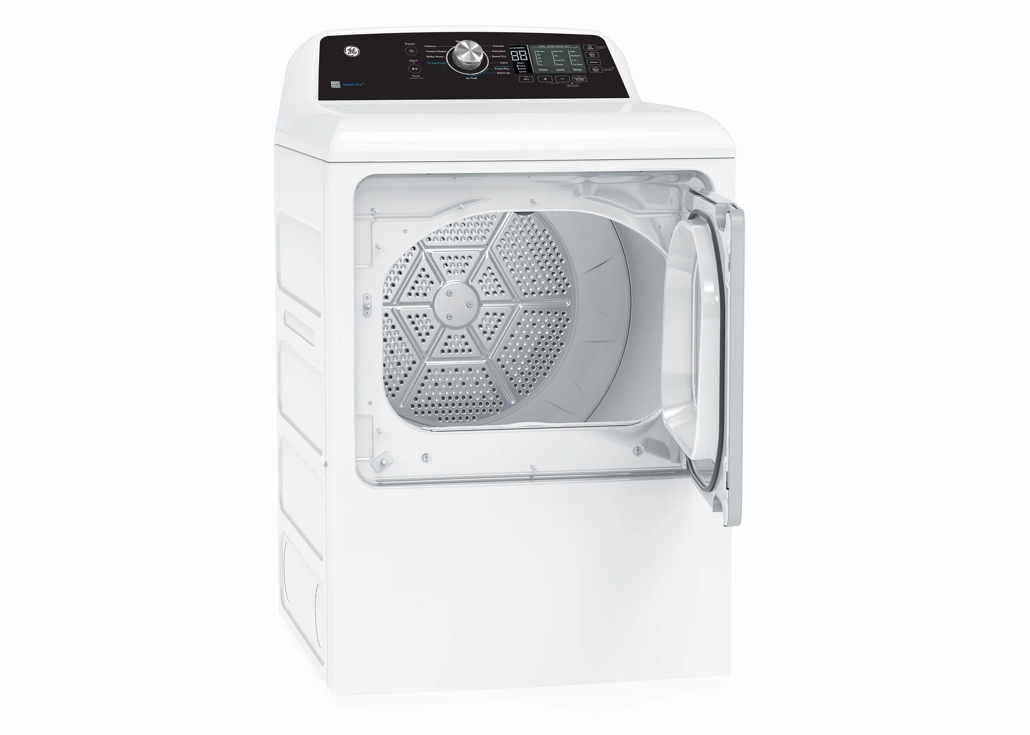 GE White Electric Dryer with SaniFresh Cycle (7.4 cu.ft.) - GTD68EBMRWS - Image 2