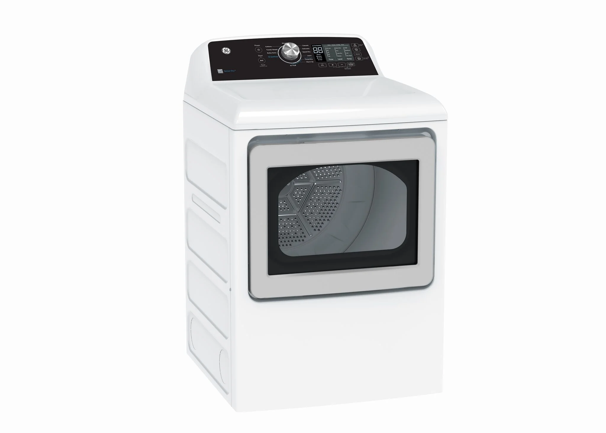 GE White Electric Dryer with SaniFresh Cycle (7.4 cu.ft.) - GTD68EBMRWS - Image 4