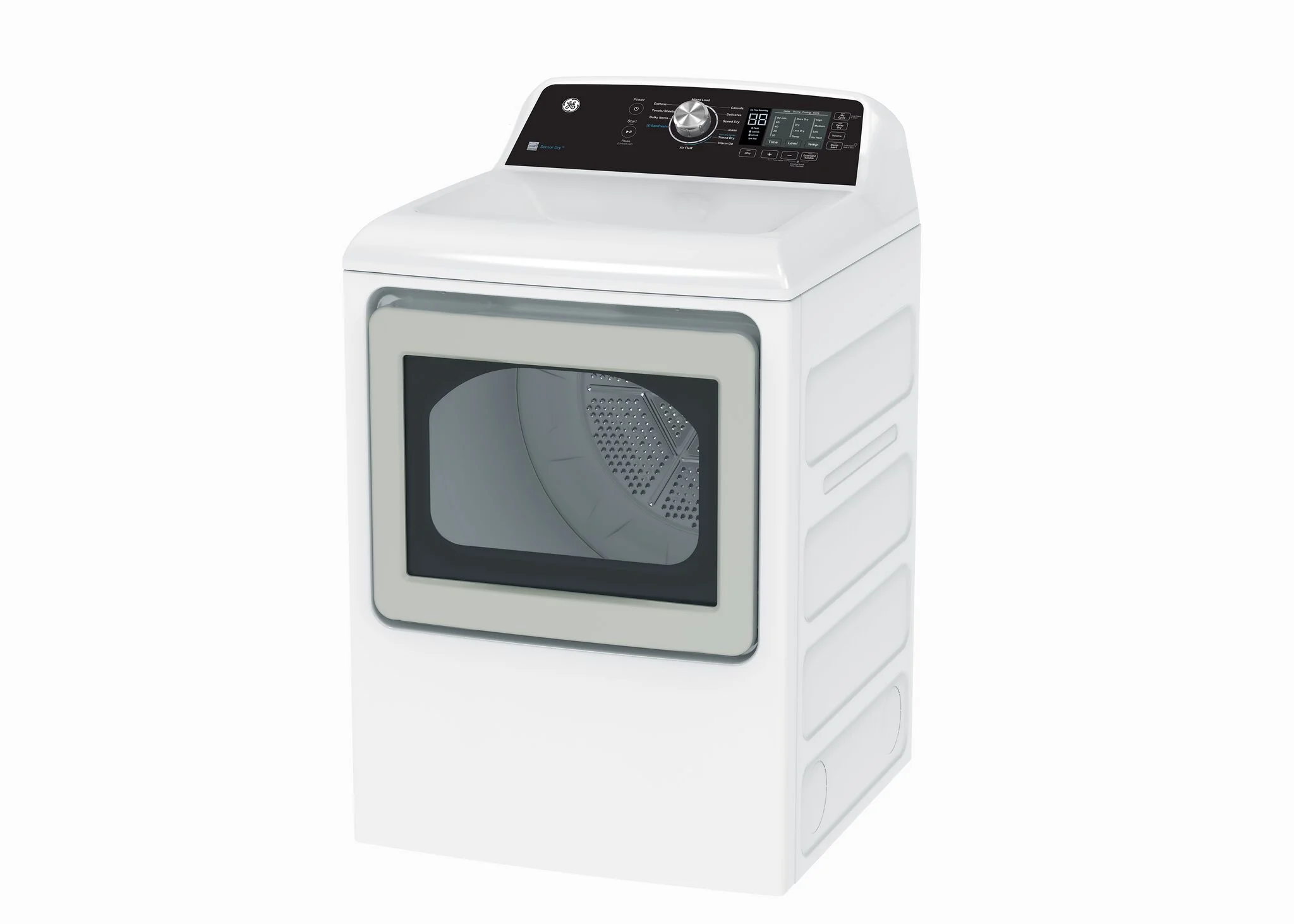 GE White Electric Dryer with SaniFresh Cycle (7.4 cu.ft.) - GTD68EBMRWS - Image 6