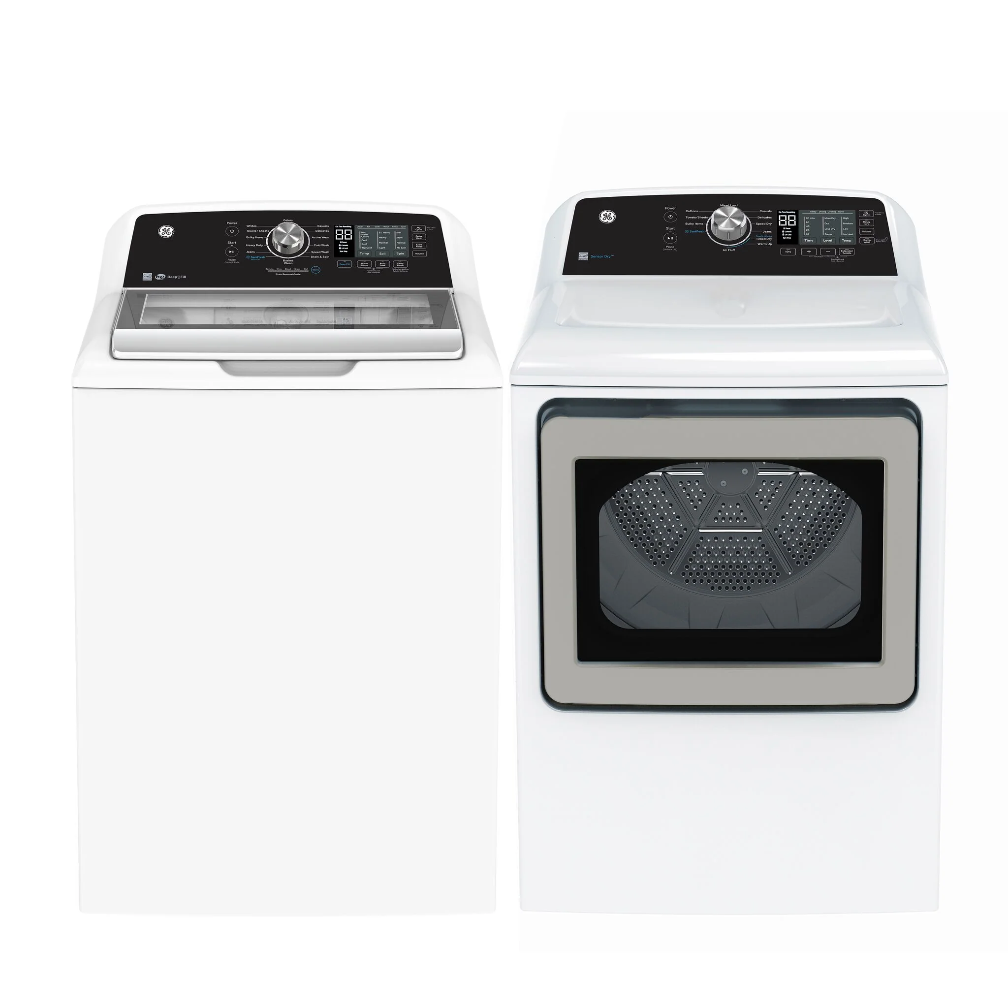 GE White Electric Dryer with SaniFresh Cycle (7.4 cu.ft.) - GTD68EBMRWS - Image 8