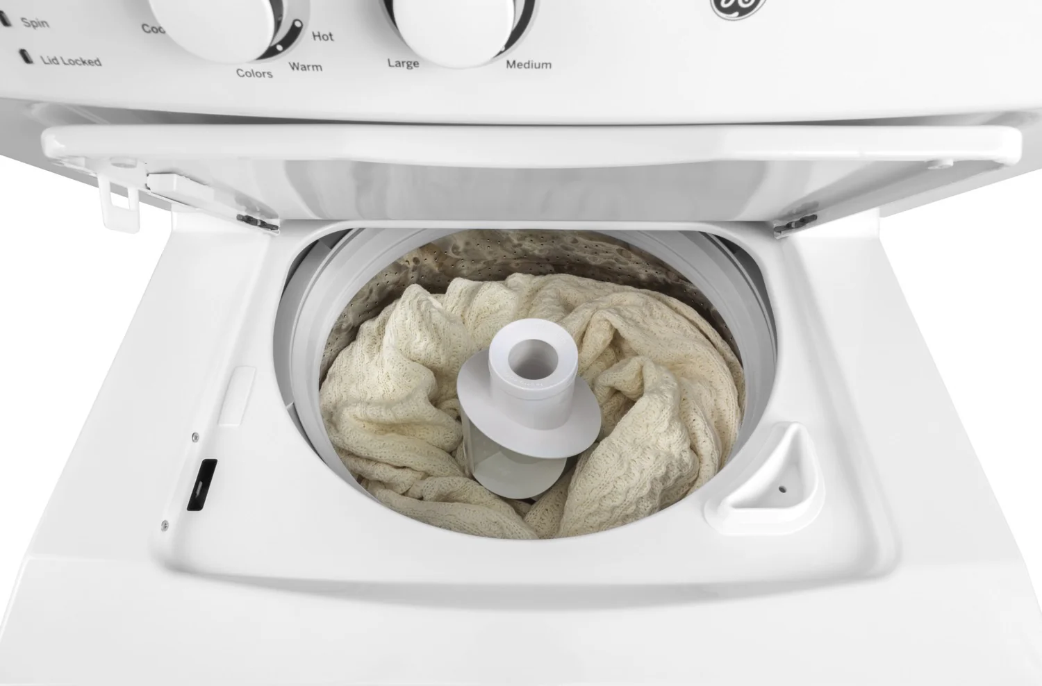 GE White Electric Laundry Centre - GUD24ESMMWW - Image 3