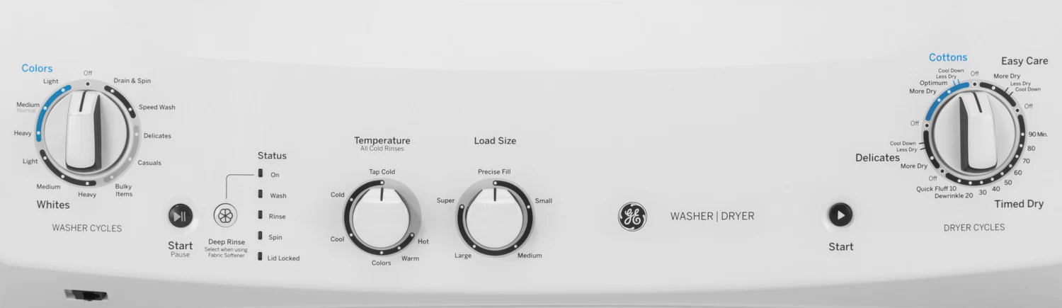 GE White Electric Laundry Centre - GUD24ESMMWW - Image 6