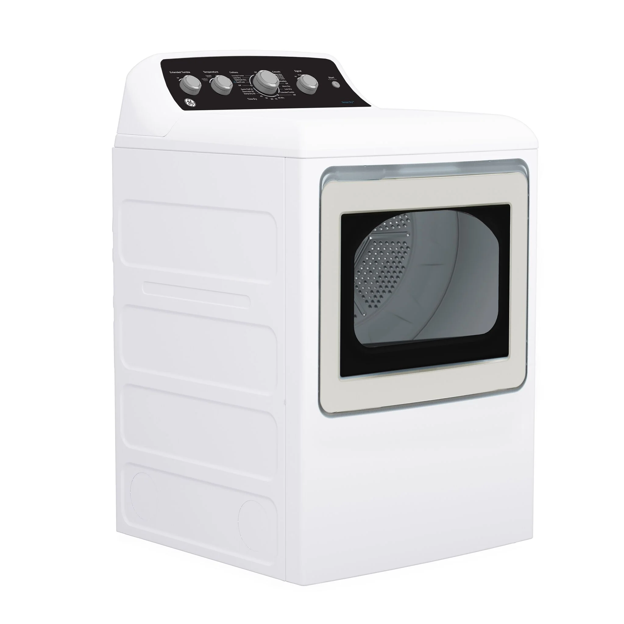 GE White Gas Dryer with SaniFresh Cycle (7.2 cu.ft.) - GTD49GBMRWS - Image 3