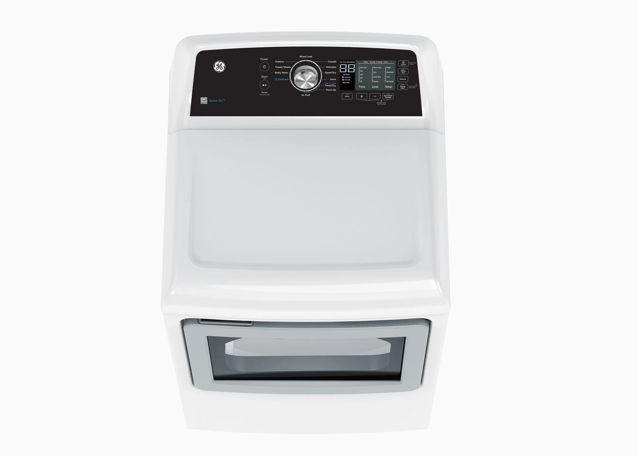 GE White Gas Dryer with SaniFresh Cycle (7.4 cu.ft.) - GTD68GBMRWS - Image 5