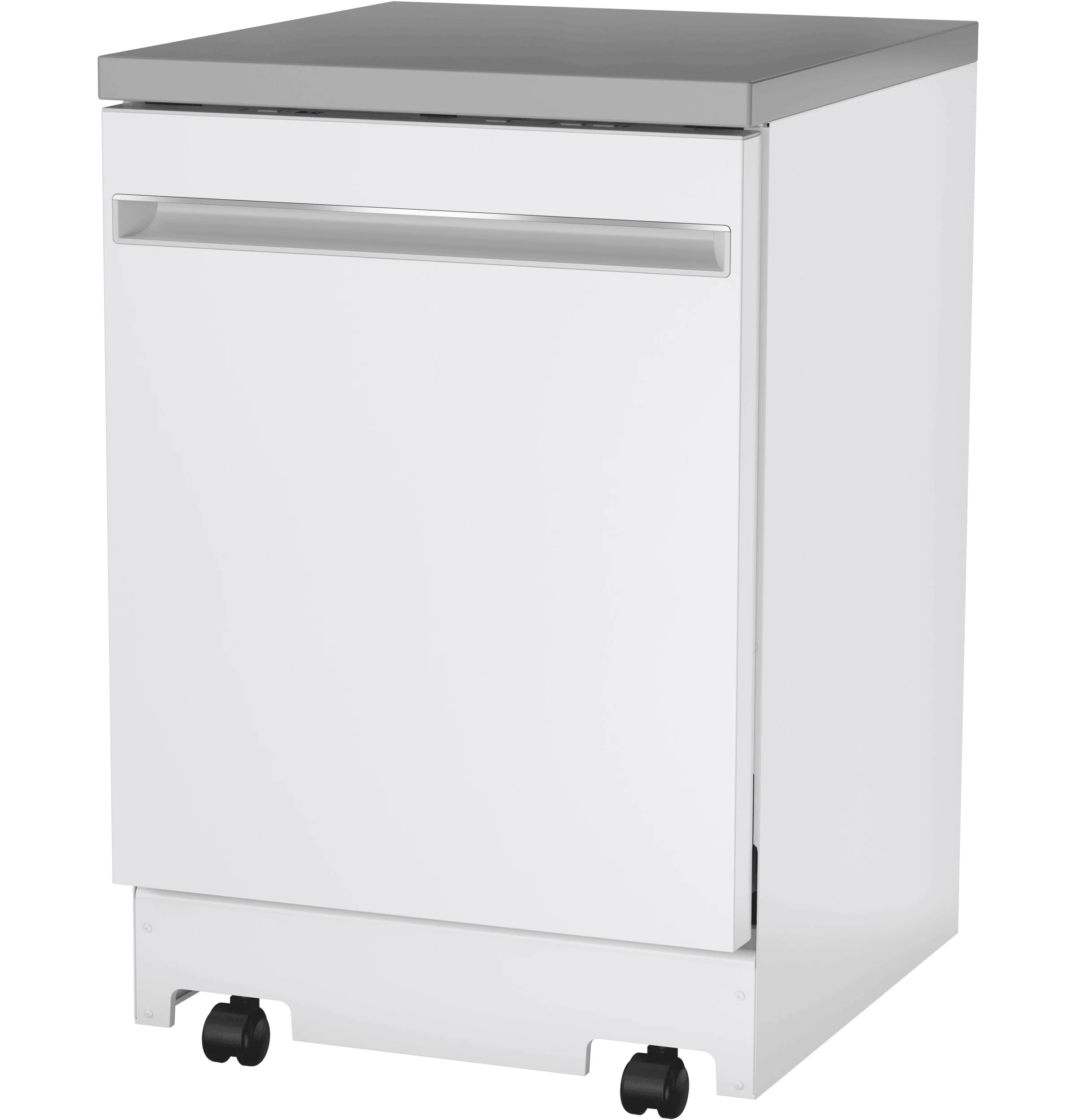 GE White Portable 24" Dishwasher- GPT225SGLWW - Image 4