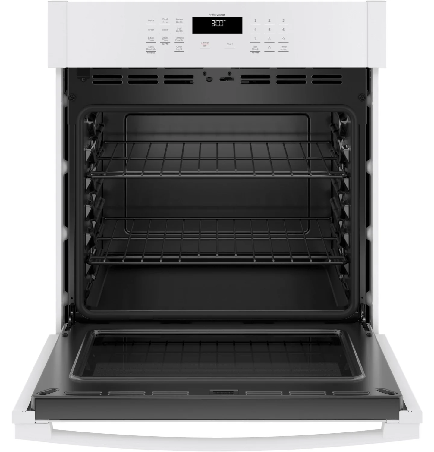 GE White Single Wall Oven (4.3 Cu.Ft.) - JKS3000DNWW - Image 3
