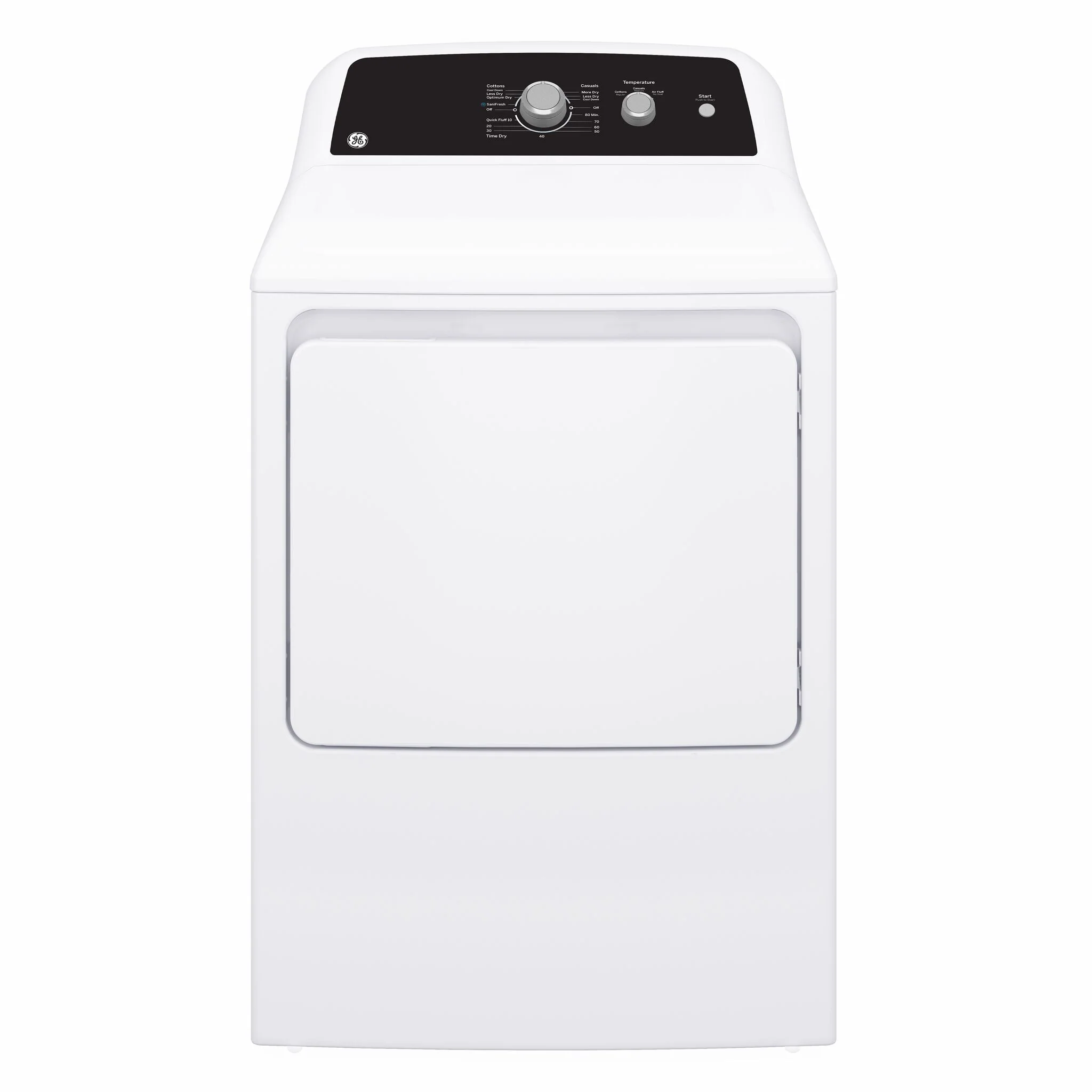 GE White Top Load Washer (4.4 Cu Ft.) & Electric Dryer with SaniFresh Cycle (6.2 cu.ft.) - GTW334BMRWS/GTX34EBMRWS - Image 3