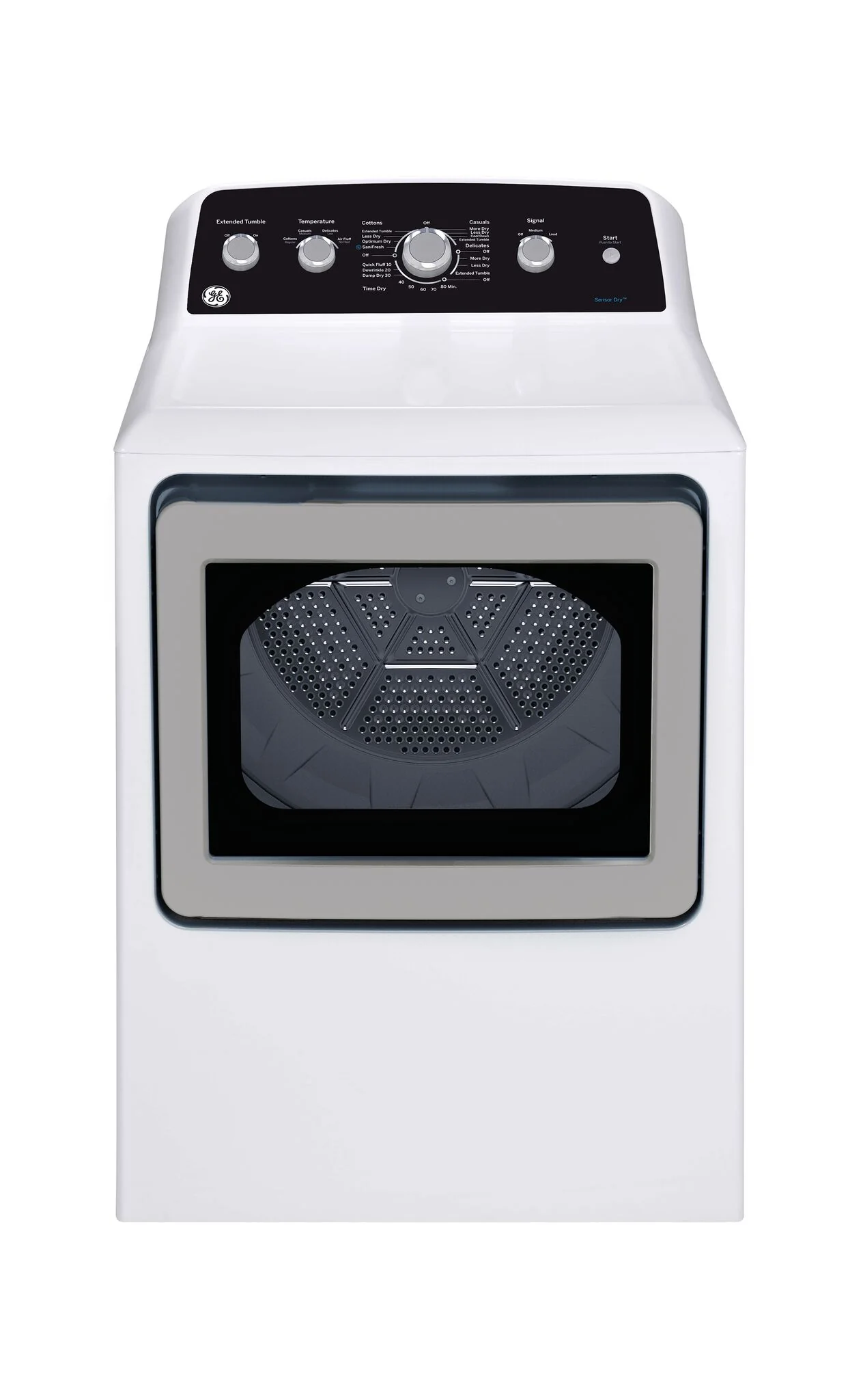 GE White Top Load Washer (4.9 Cu. Ft.) & Electric Dryer with SaniFresh Cycle (7.2 cu.ft.) - GTW491BMRWS/GTD49EBMRWS - Image 3