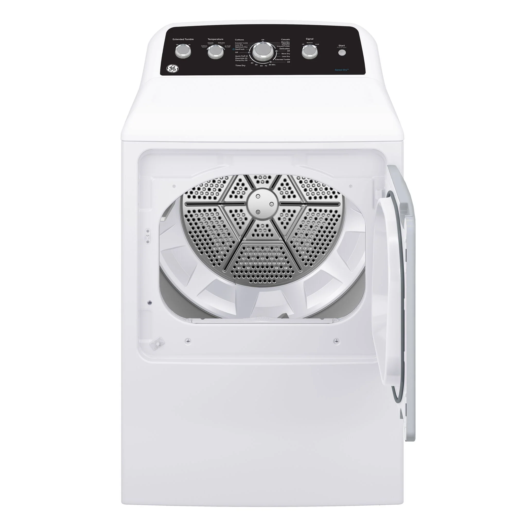 GE White Top Load Washer (4.9 Cu. Ft.) & Electric Dryer with SaniFresh Cycle (7.2 cu.ft.) - GTW491BMRWS/GTD49EBMRWS - Image 6