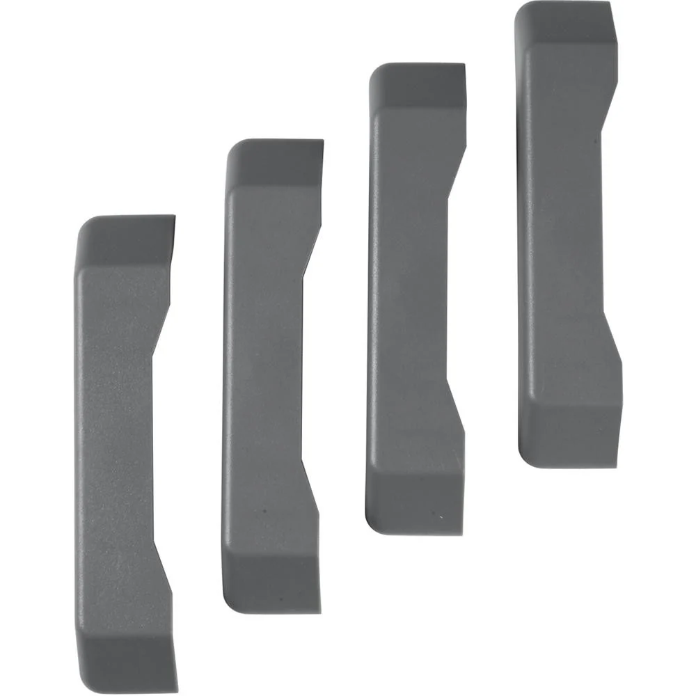 Geartrack® Channel End Caps (4-pack) - Smoke Wall Accessory - Image 2