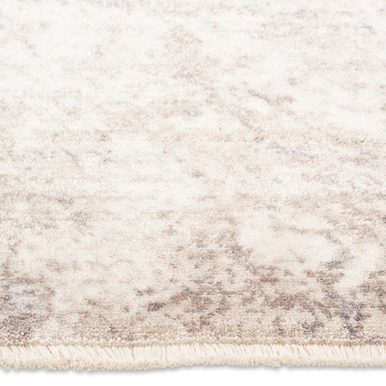 Genevie Casual Rug - 5' x 8' - Antique White/Brown - Image 4