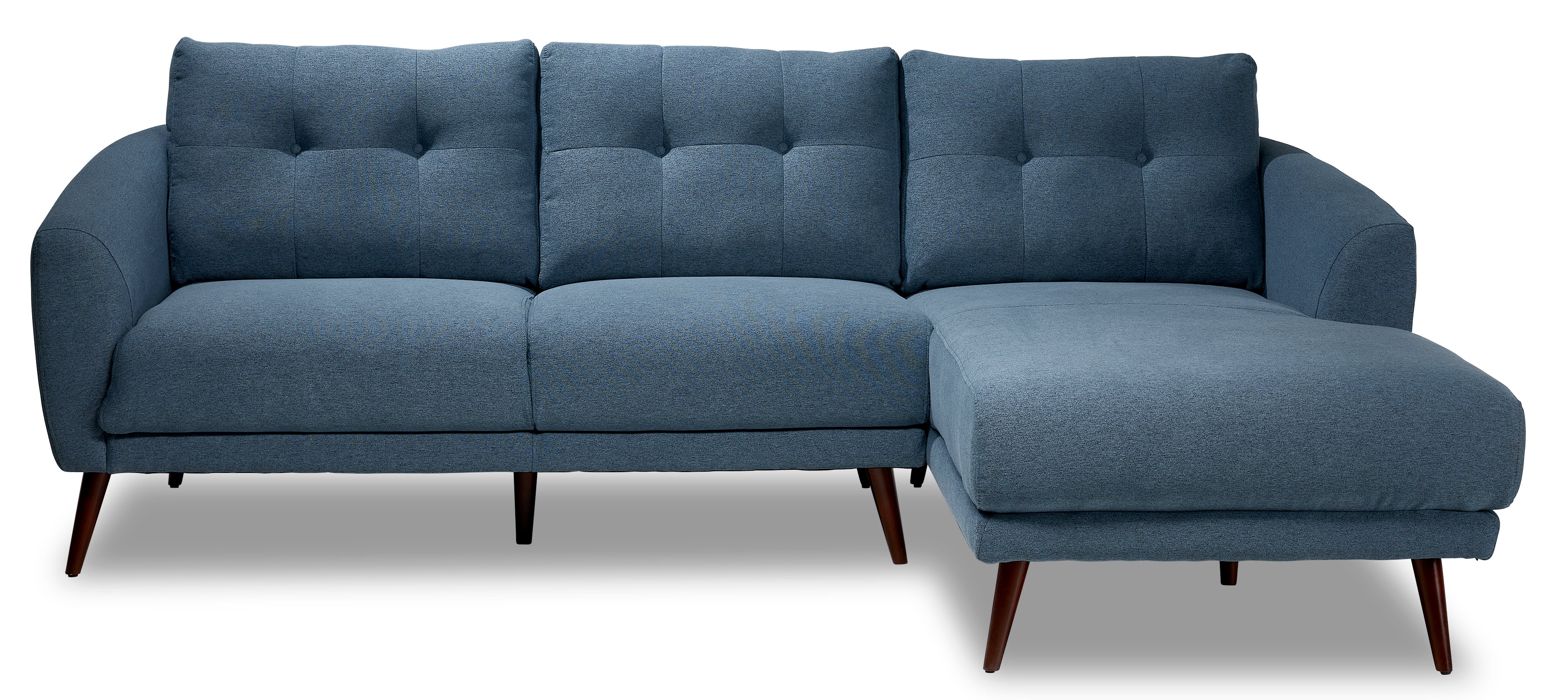 Gia 2-Piece Sectional with Right Facing Chaise - Blue - Image 2