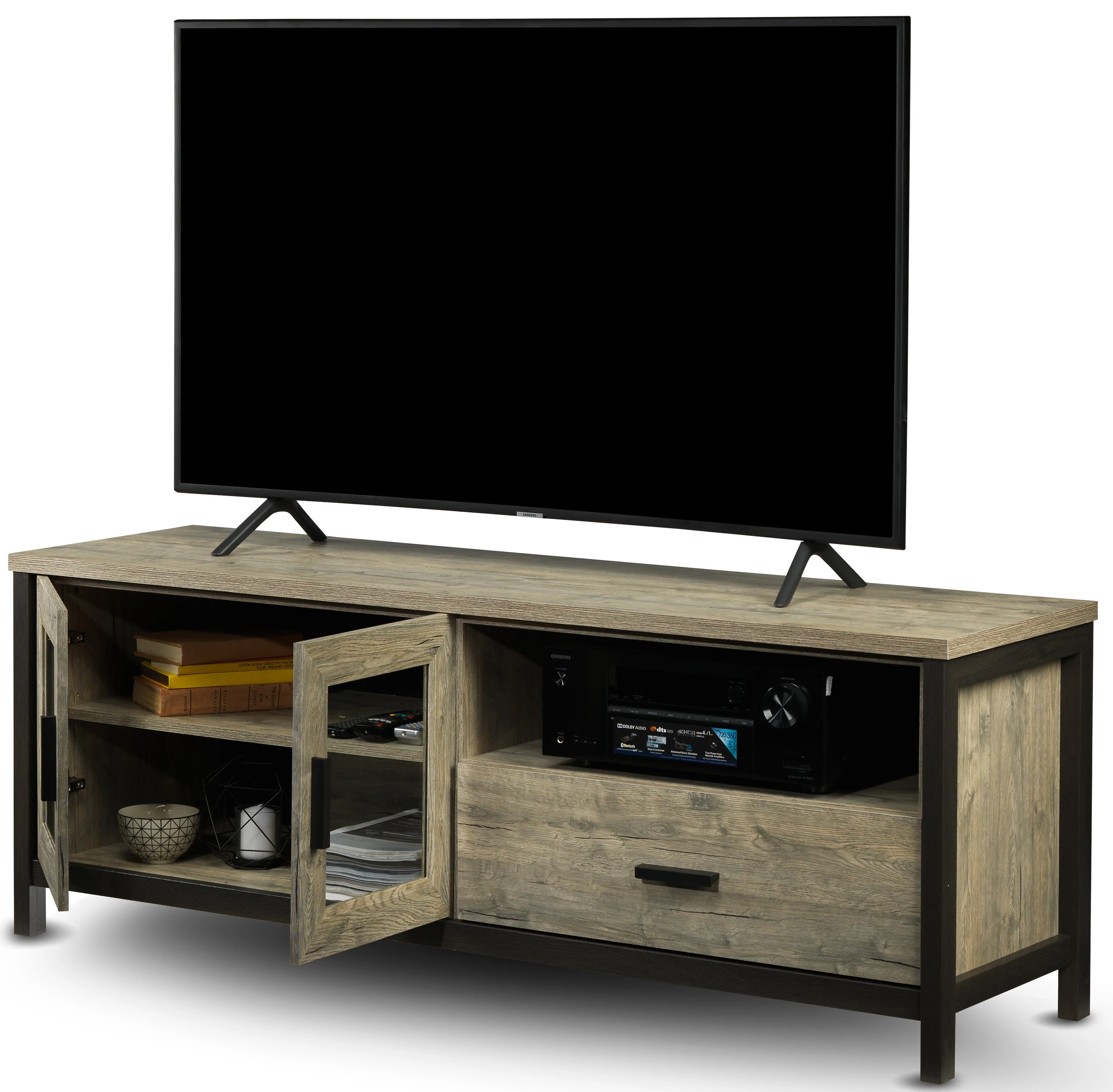 Gibson TV Stand - Driftwood - Image 3