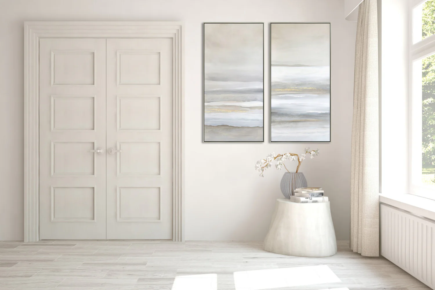 Gilded Drift II Wall Art - Beige - 48 X 24 - Image 2