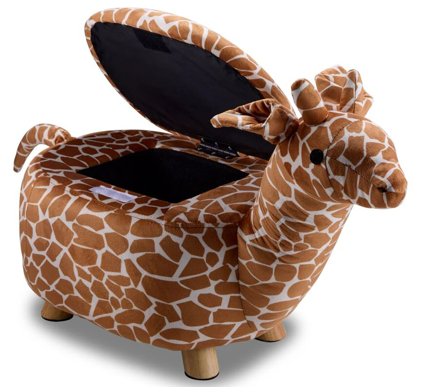 Giraffe Storage Ottoman - Brown - Image 4