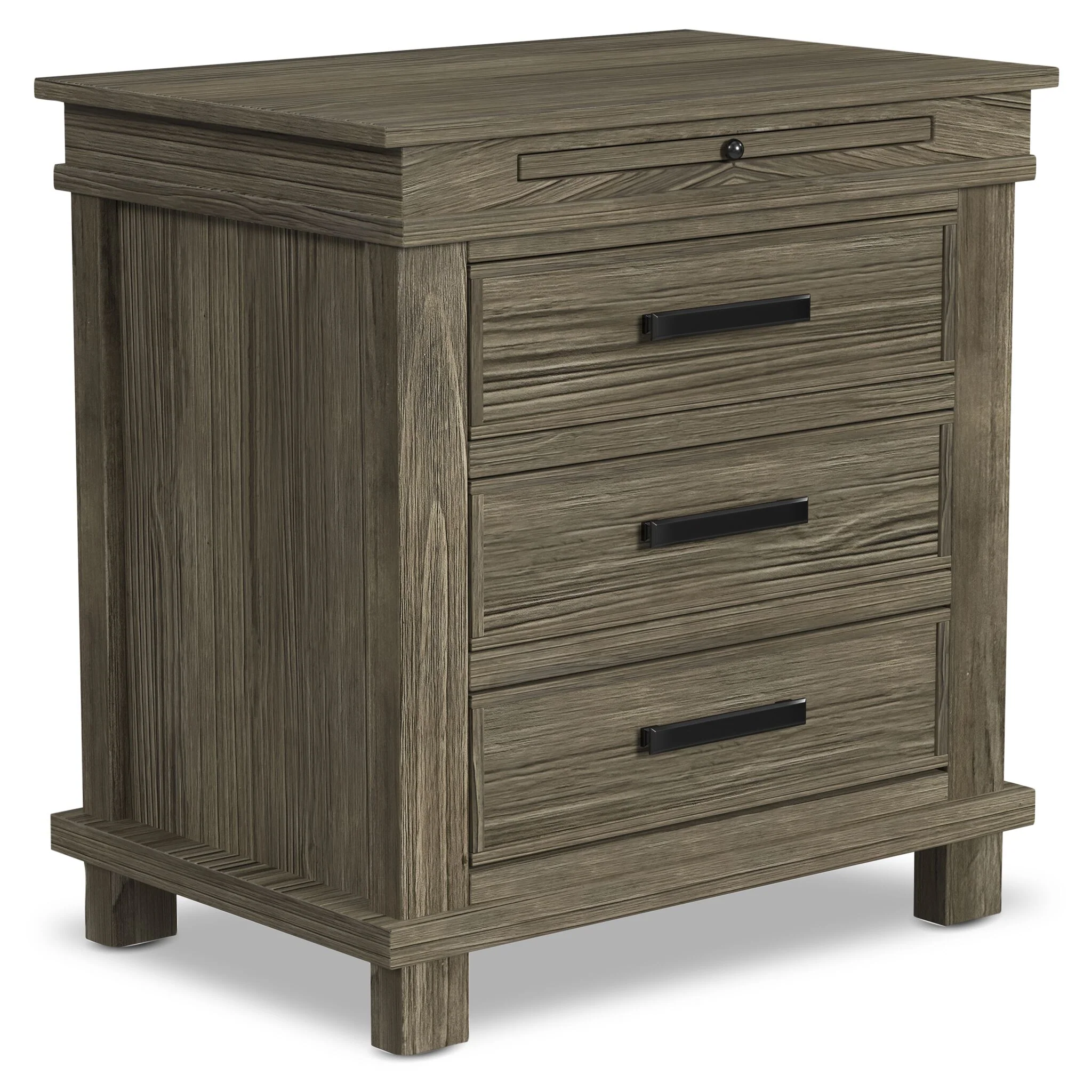Glacier Point 6 - Piece Queen Panel Bedroom Package - Greystone - Image 3