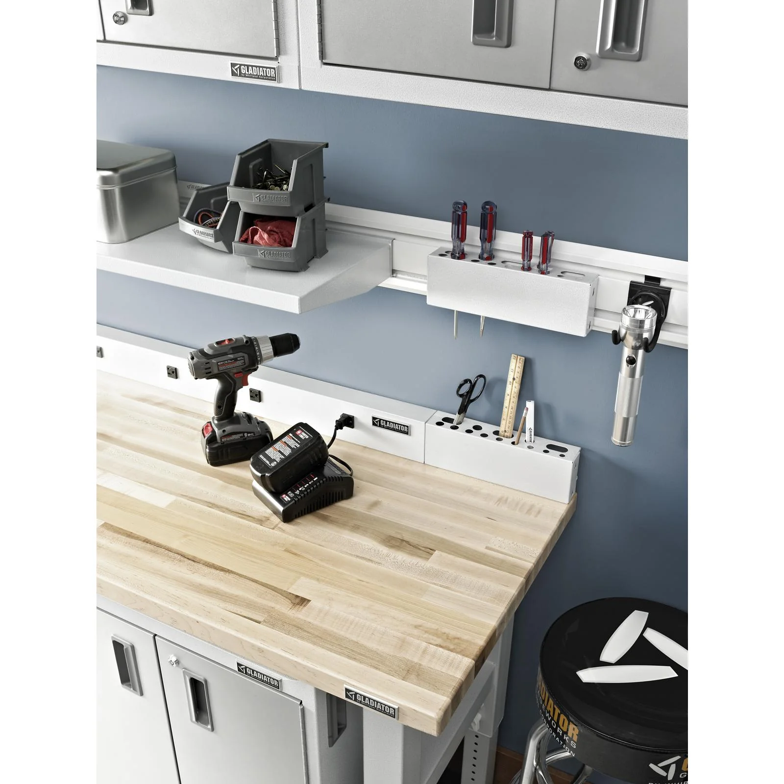 Gladiator Gray Slate Premier Pre-Assembled Tall GearBox - GATB302DZW - Image 3