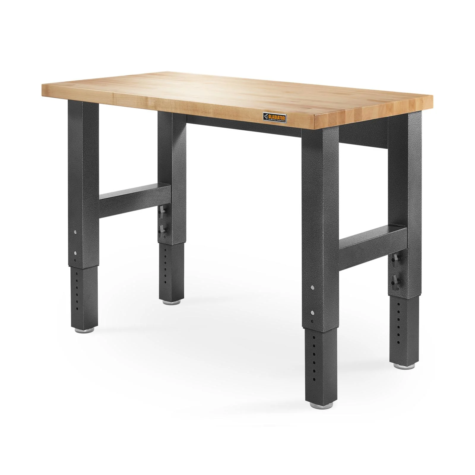 Gladiator Hammered Granite 4' Adjustable Height Hardwood Workbench - GAWB04HWEG - Image 2