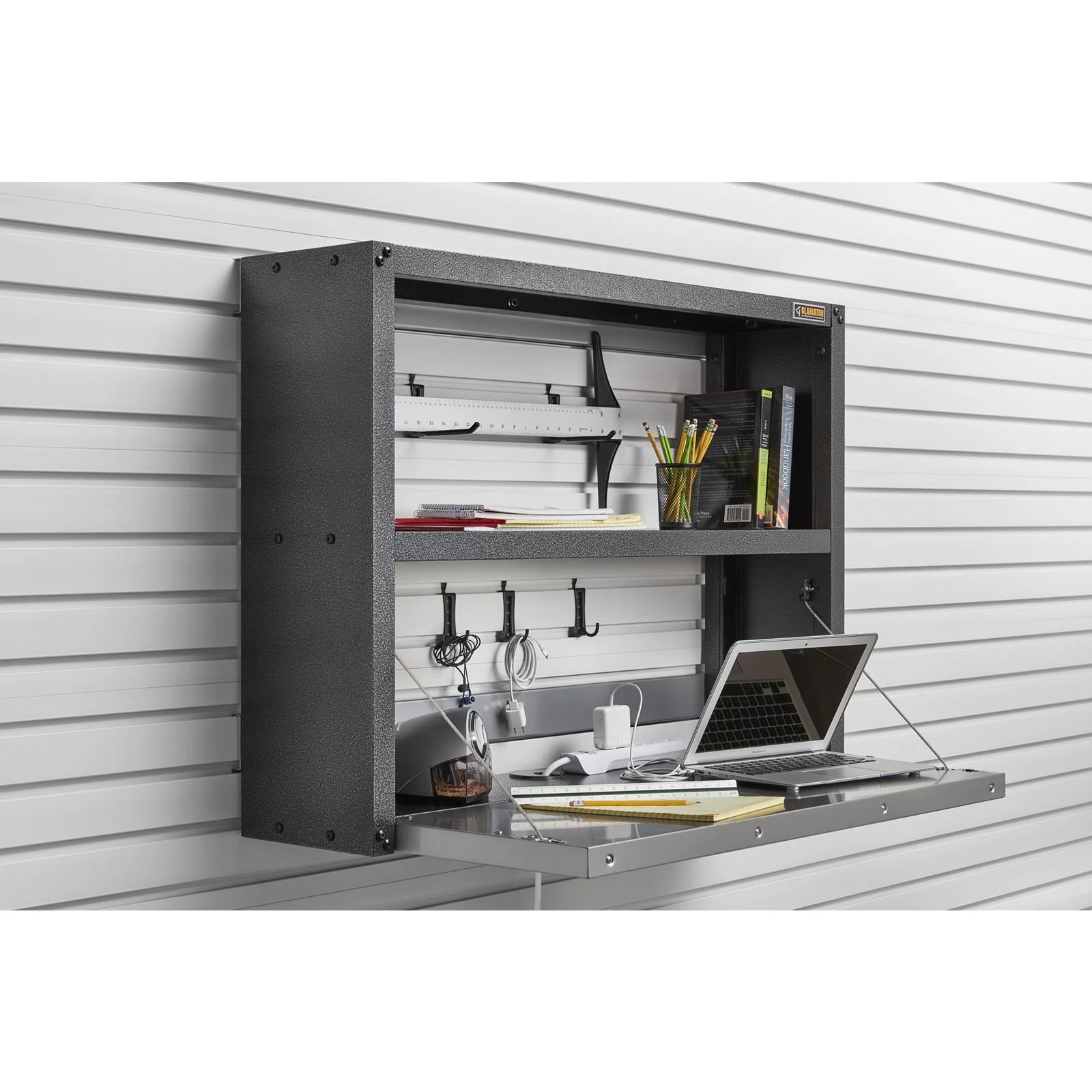 Gladiator Silver Tread Ready-to-Assemble Foldaway Work Station - GAFS42KDJG - Image 3